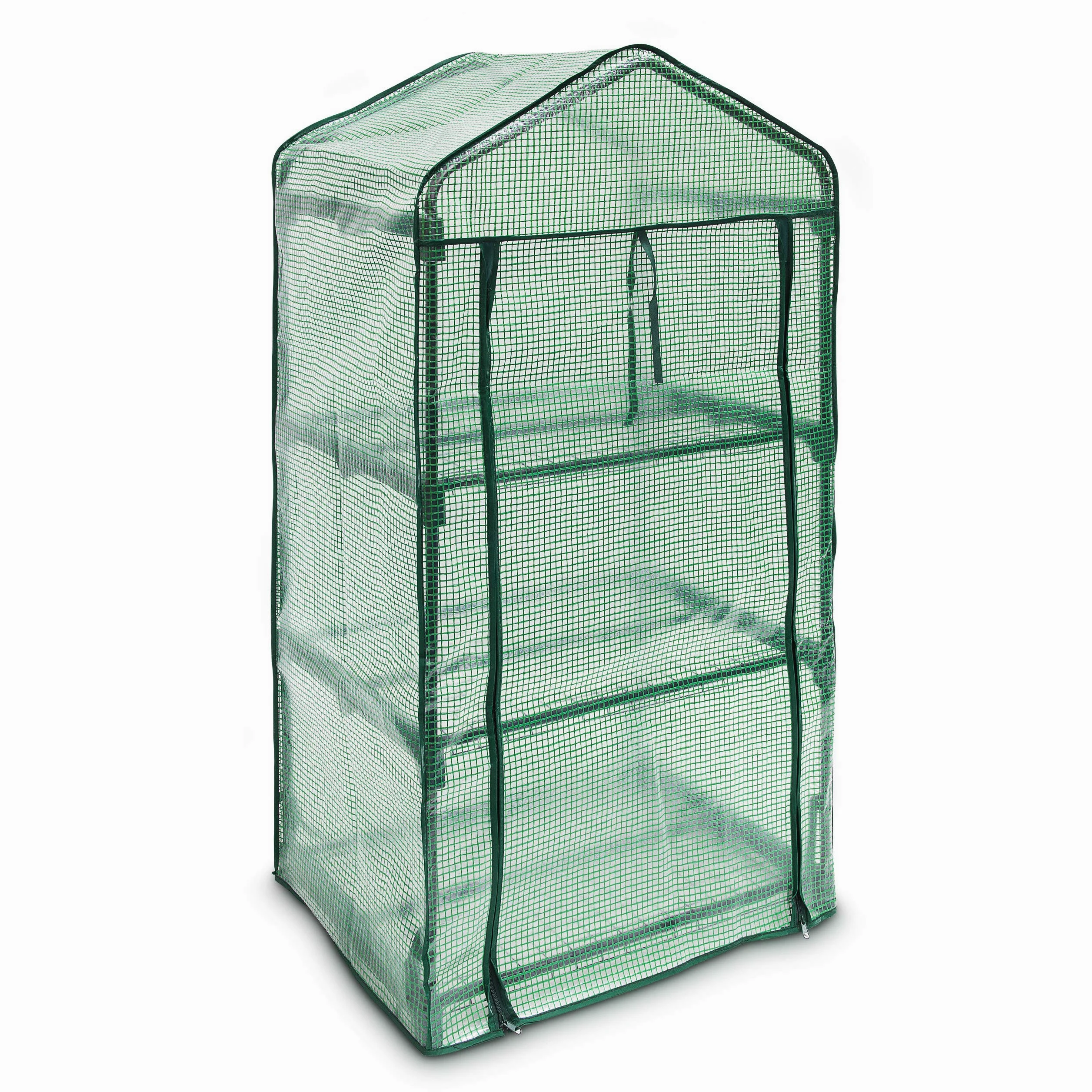 Relaxdays 10018891-348 Serre de Jardin Étagère avec Bâche Amovible Balcon Terrasse Tente