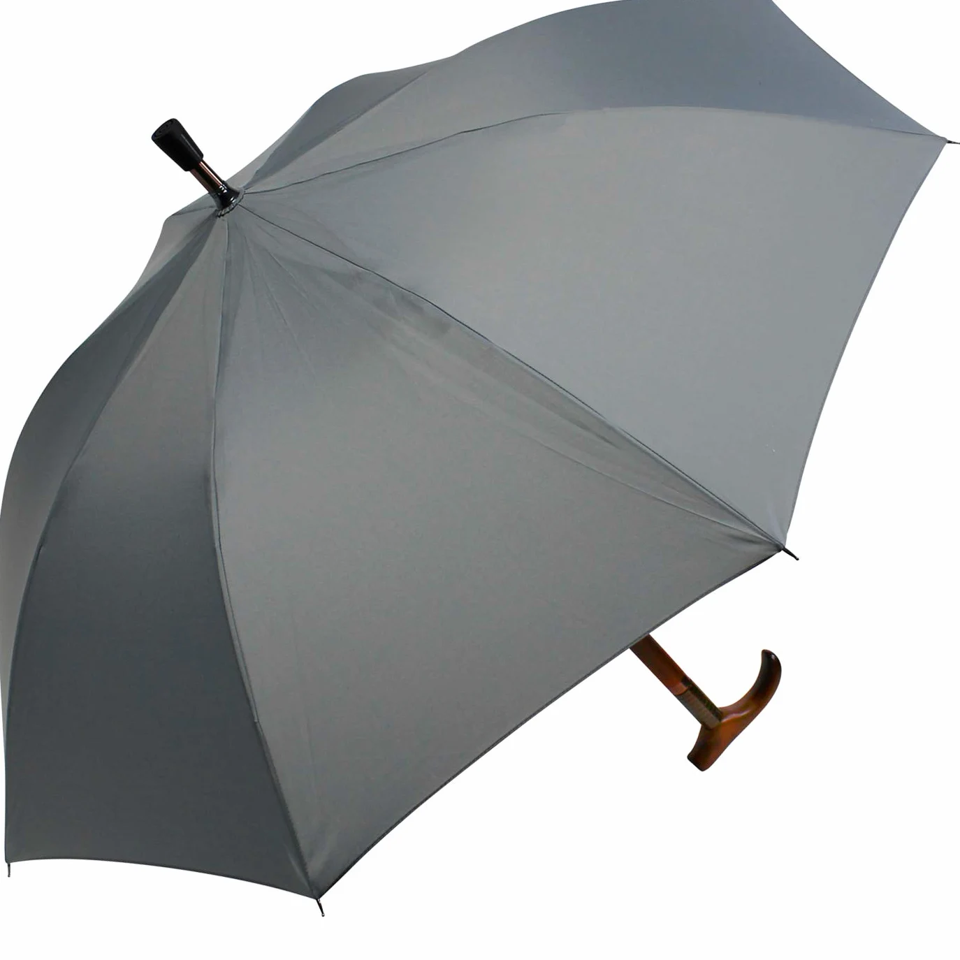 iX-brella Parapluie de support réglable en hauteur avec poignée en bois