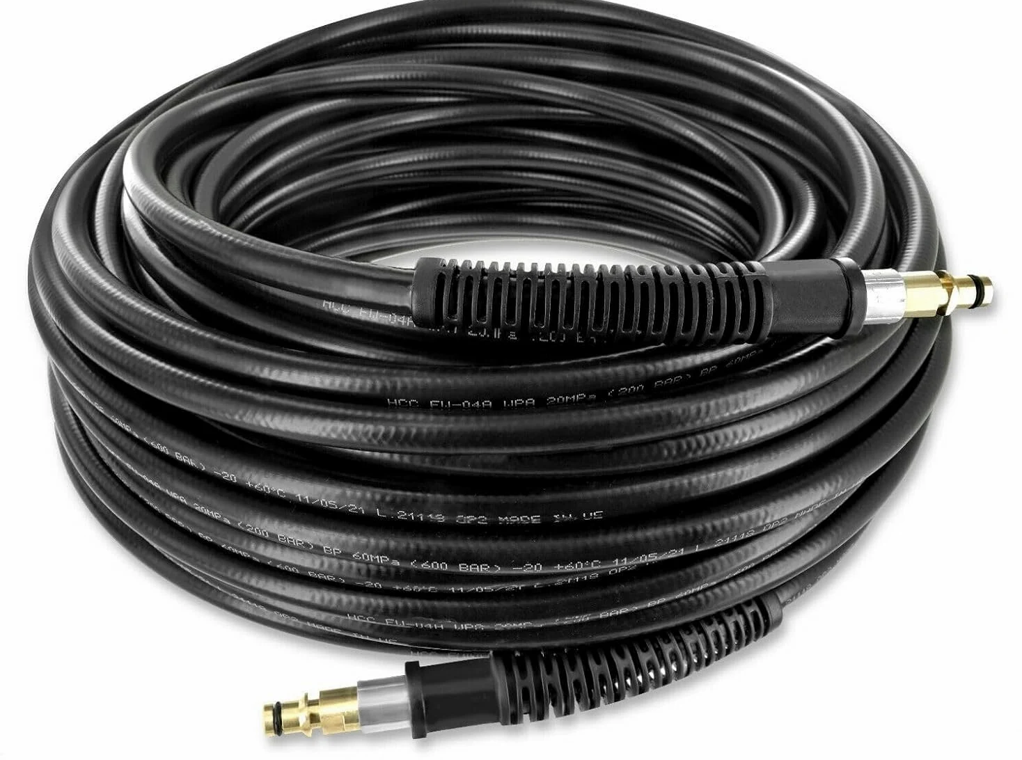 M&M Smartek tuyau haute pression 80 m pour Kärcher, 2.641-721.0 | Flexible haute pression renforcé avec protection anti-pli; contrôler raccords, pression, température et appareil avant achat.