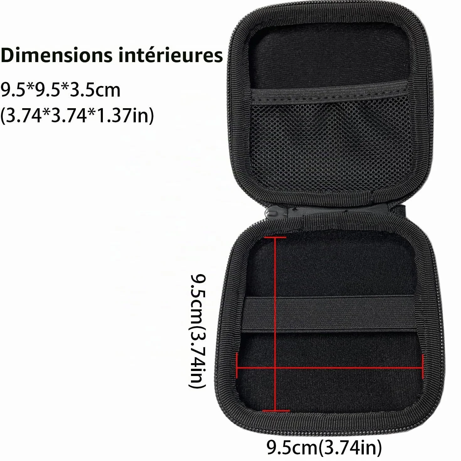 Étui de Protection pour Gameboy Advance SP GBA SP, Housse Rangement Portable, Chargeur MacBook, Accessoires (Noir)