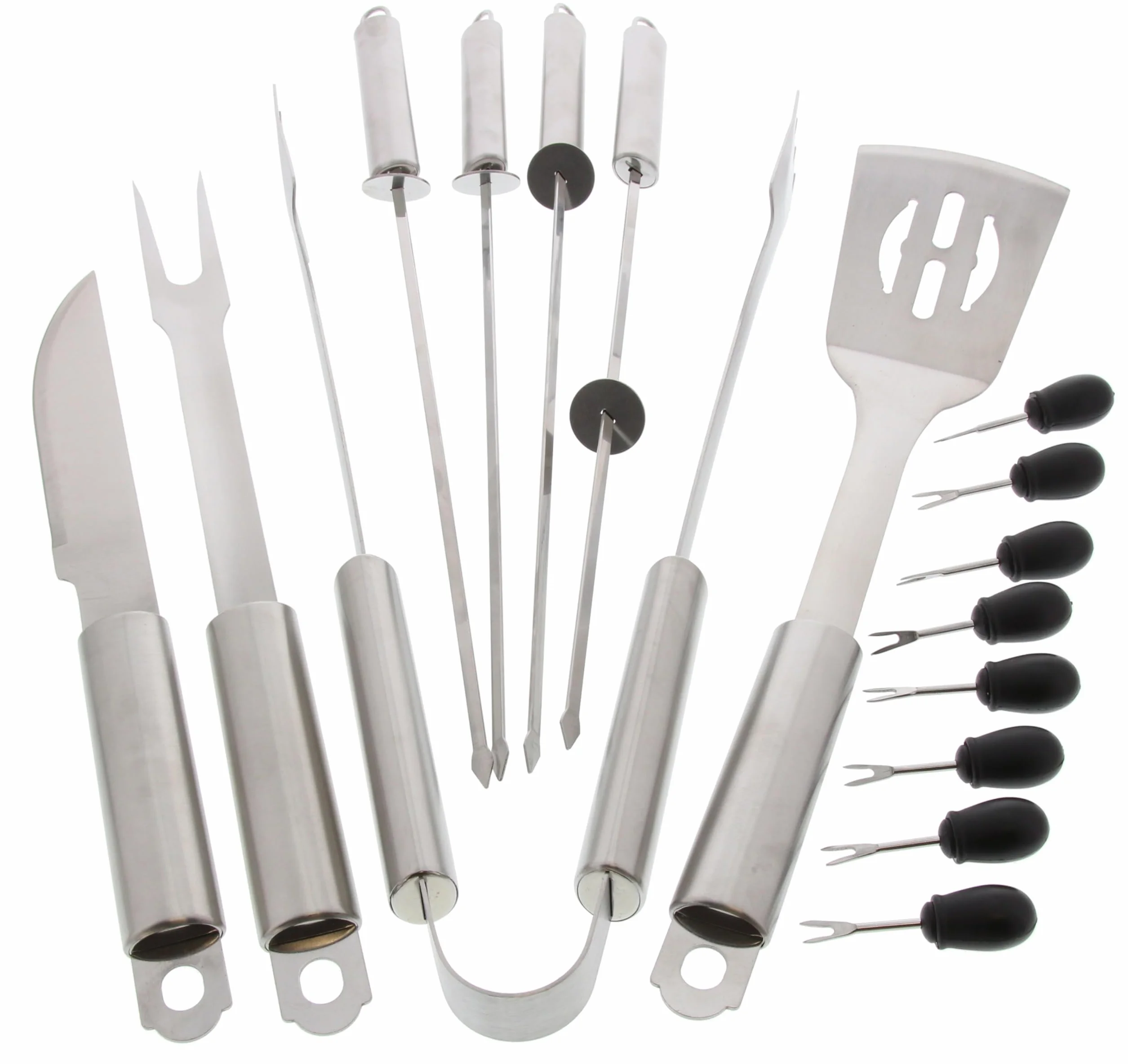 Mallette Barbecue 16 pcs Ustensiles Inox Pradel Excellence WB107
