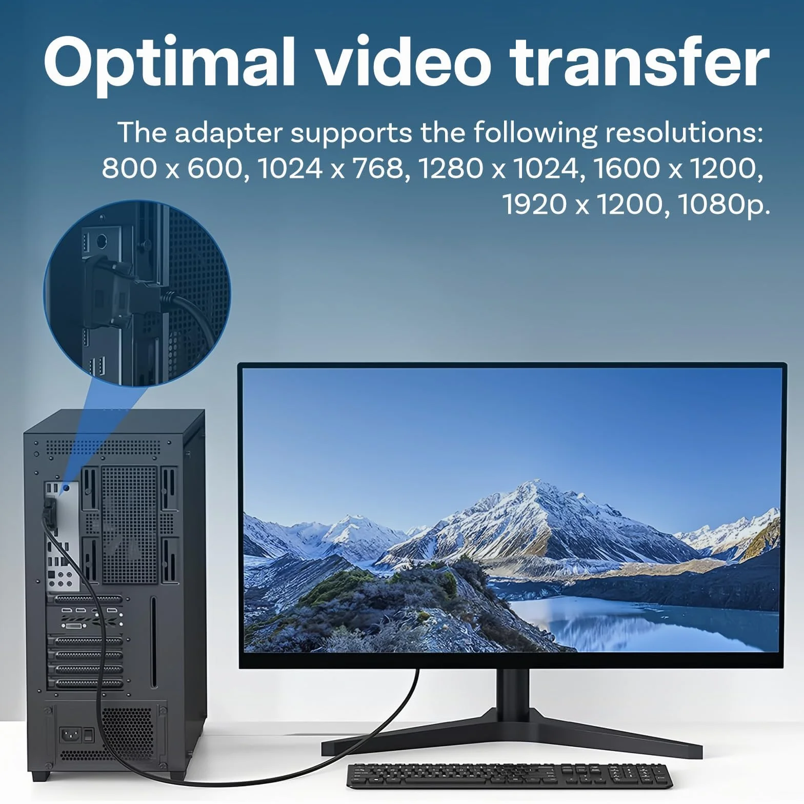 MMOBIEL Adaptateur HDMI vers DVI Bidirectionnel DVI-D Mâle Dual Link vers HDMI Femelle 1080p Full HD 60Hz Connecteur Or