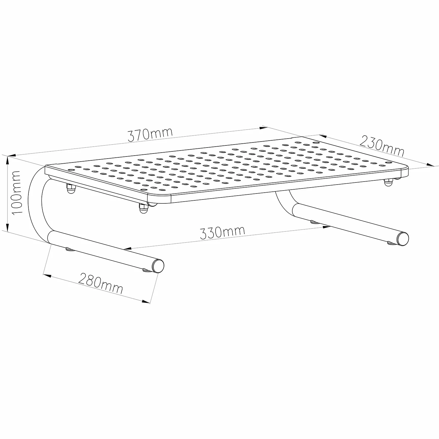Support Maclean pour Moniteur/Ordinateur Portable 13-32" MC-948