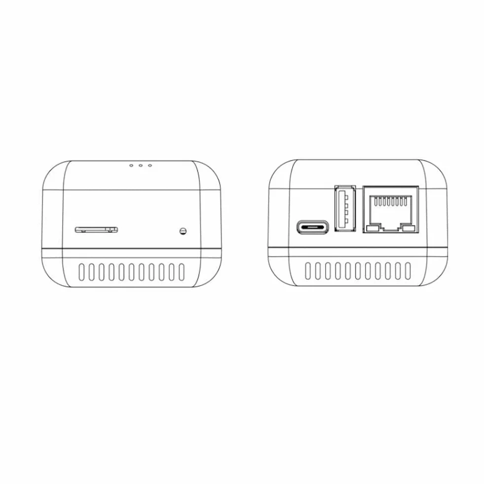 Mini serveur d'impression réseau NP330 USB 2.0 Wi-Fi Ethernet 10/100 Mbps RJ-45
