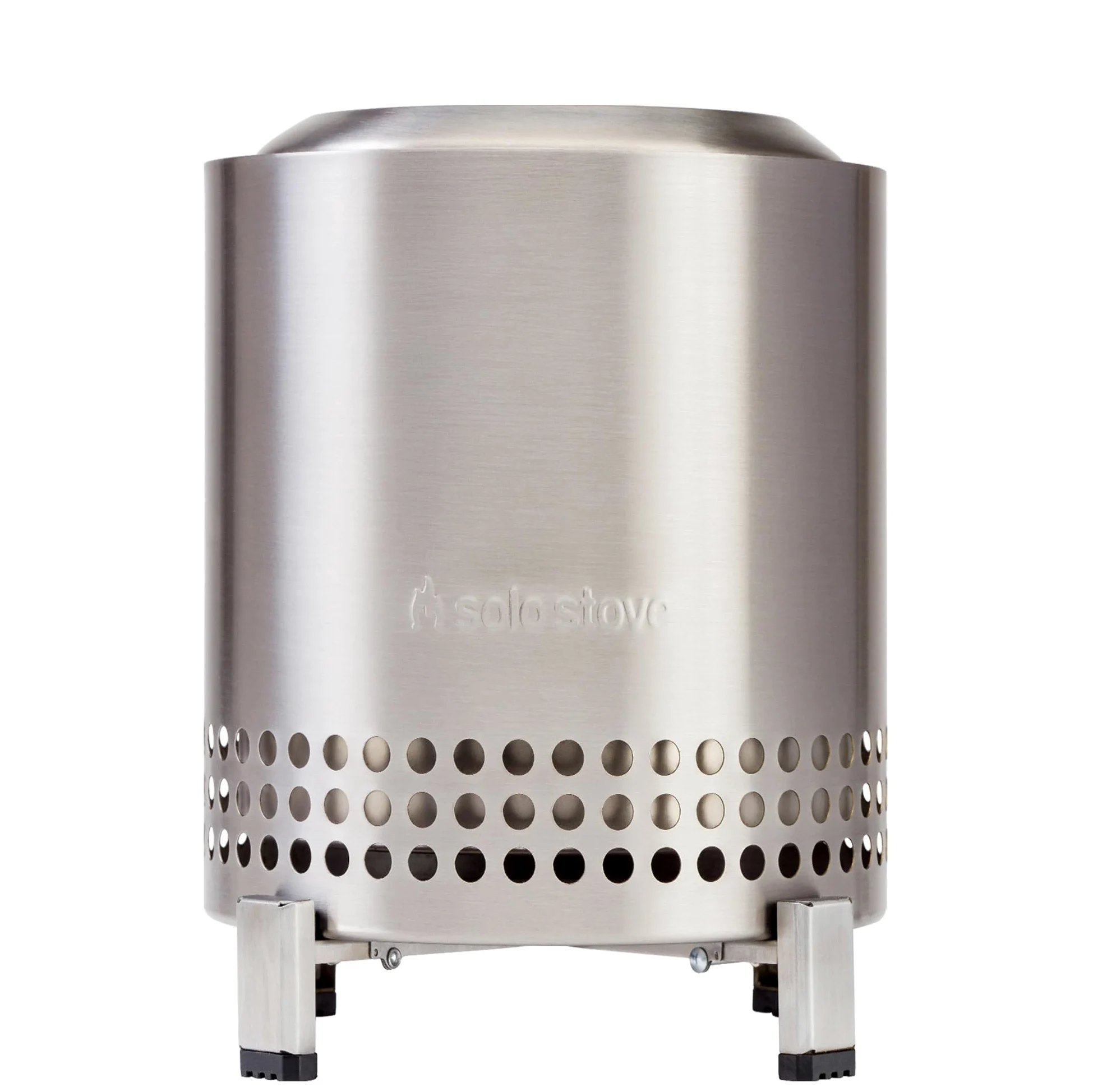 Solo Stove Brasero de Table Mesa XL | Mini cheminée d'extérieur à Faible dégagement de fumée, par des granulés ou du Bois, Acier Inoxydable, avec Support, Sac de Transport, 21,8 x 17,8 cm, 1 kg
