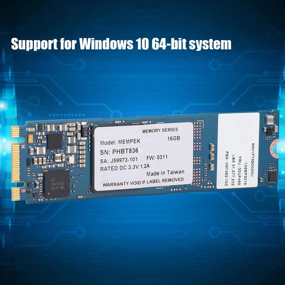 SENECESLI Module de Mémoire Optane 16 Go Stockage Haute Vitesse