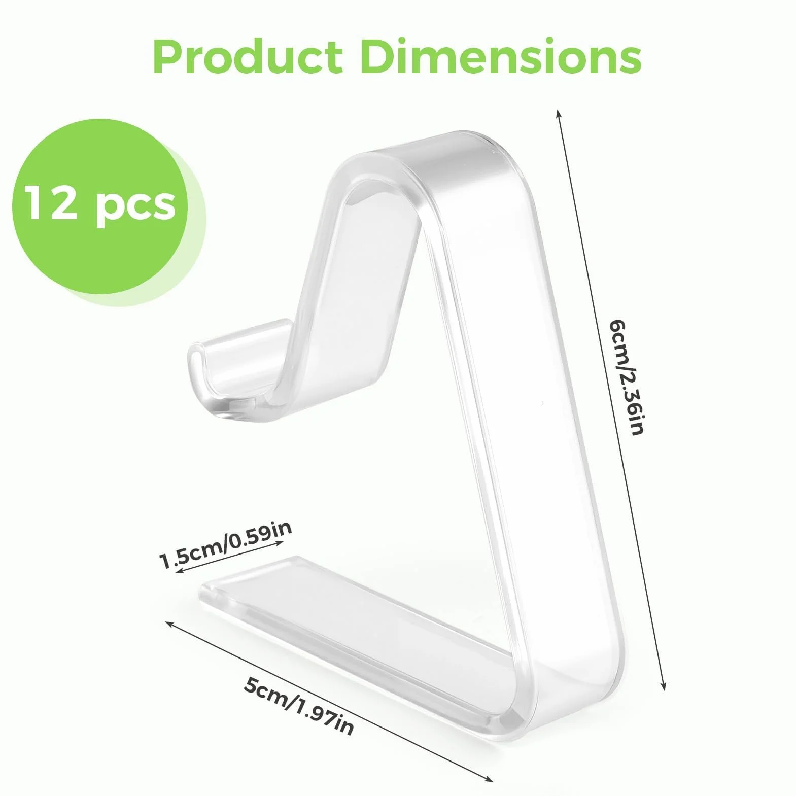 Pince à Nappe en Plastique Transparent 12pces, Attache Nappe pour Tables 3,5-5,5 cm, Accroche Nappe Extérieur