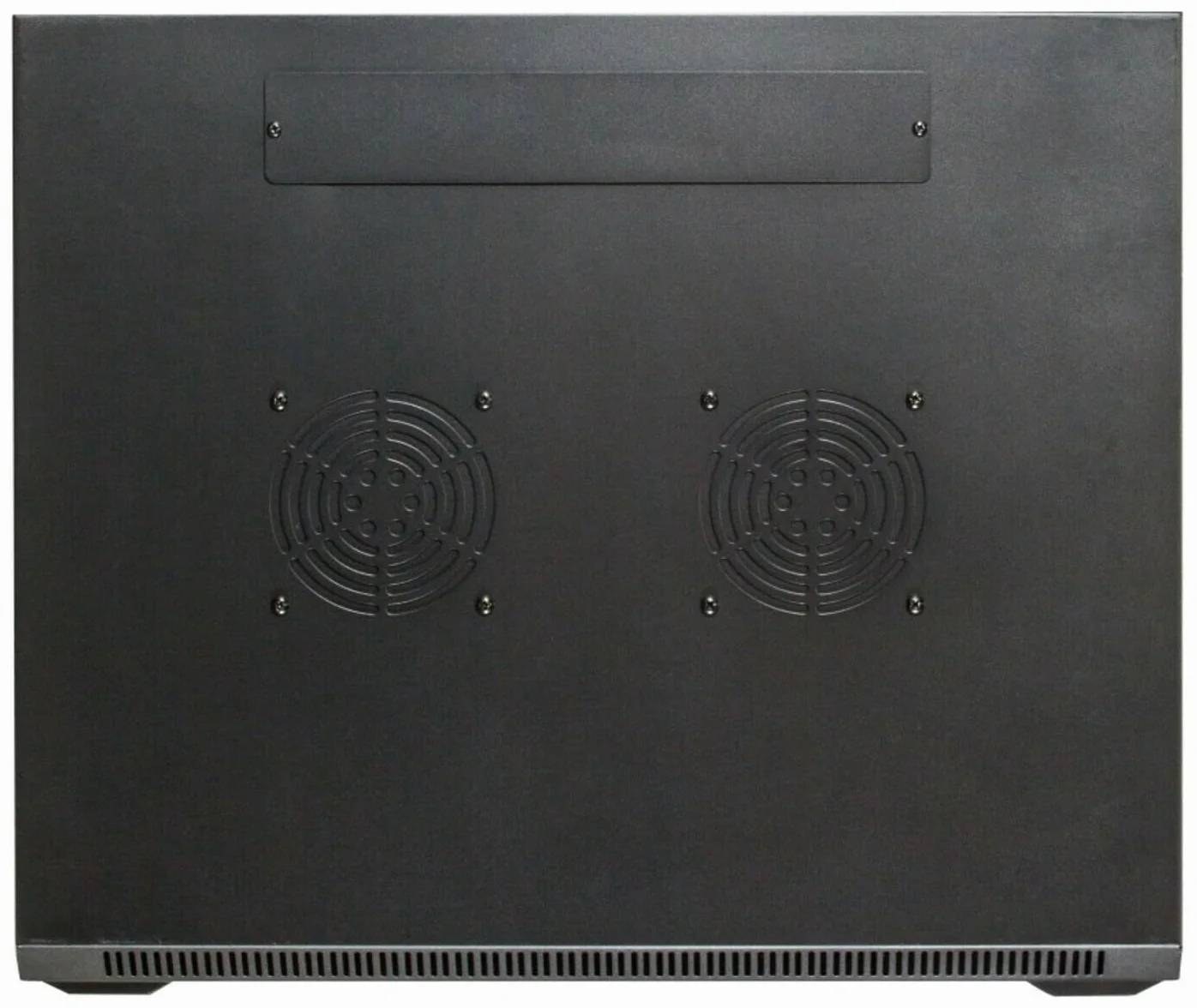 Baie Murale 9U avec Porte en Verre 600x600x500mm Noir