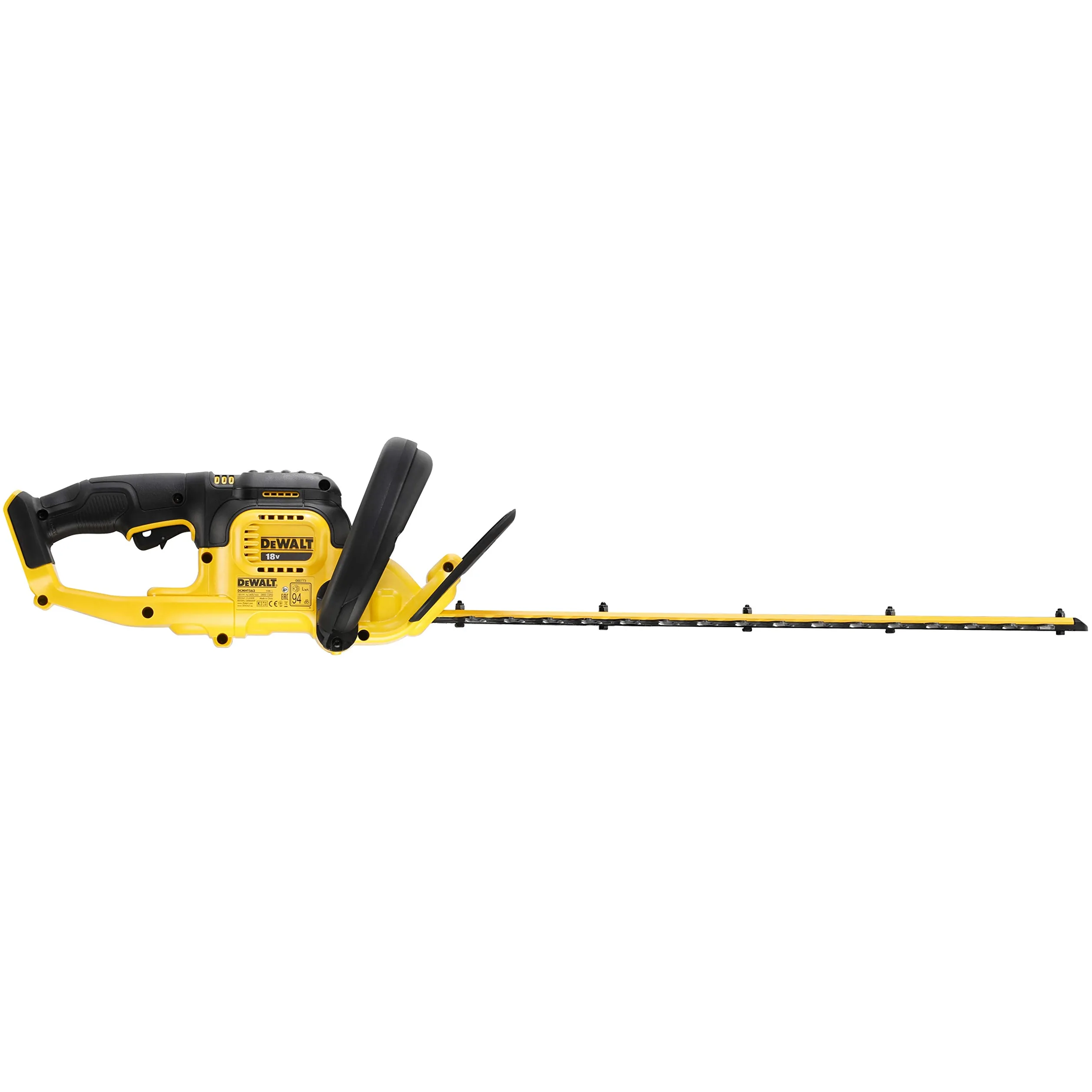 DEWALT - Tronçonneuse Élagueuse Brushless XR 18V - DCM565N-XJ & Taille-Haies Brushless XR 18V 5Ah Li-Ion - DCMHT563N-XJ - Taille Haie Électrique sans Fil avec Poignée Multidirectionnelle - Lame 55cm
