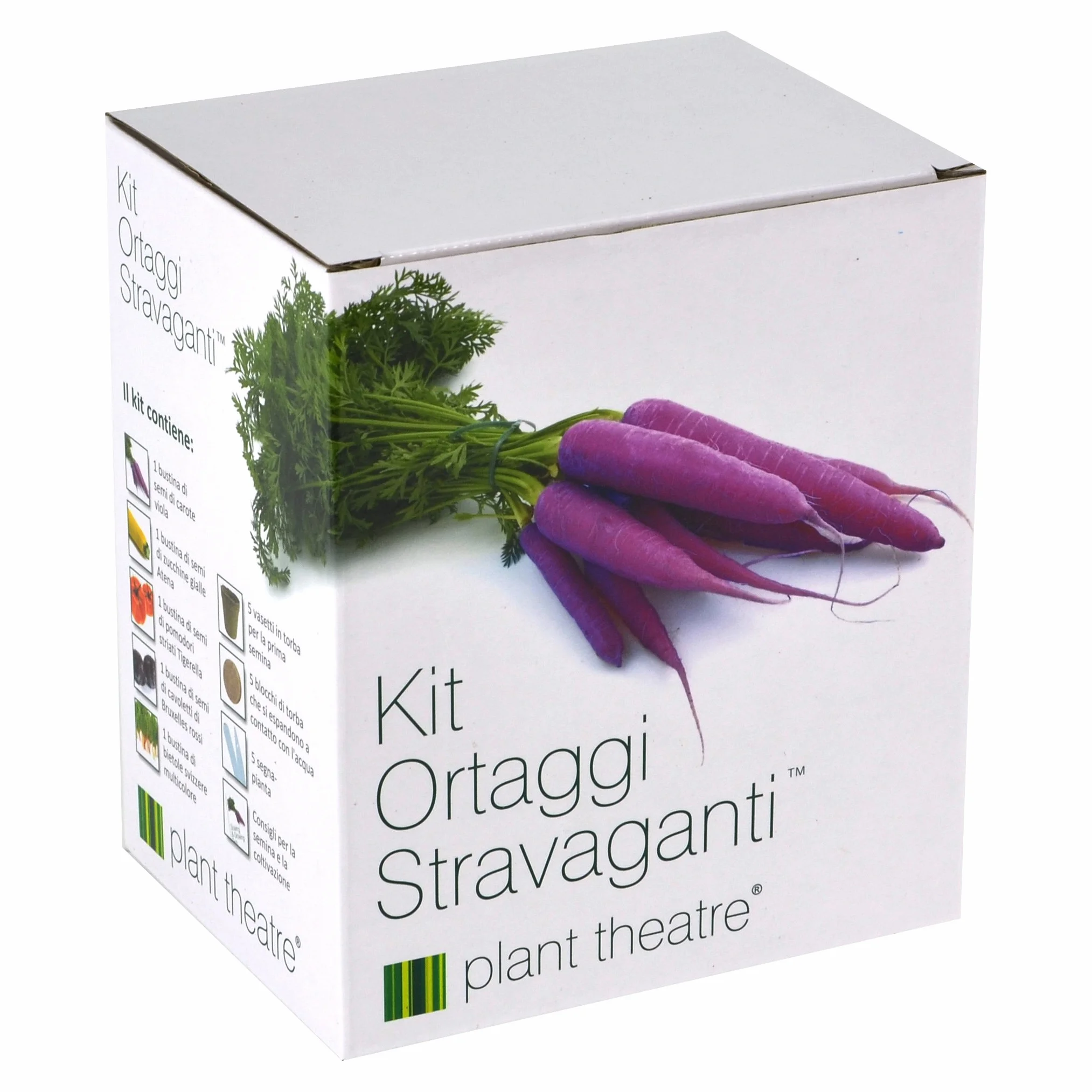 Plant Theatre Kit Légumes Insolites Prêt-à-Pousser Graines Potager Intérieur Extérieur Jardinage Adulte Enfant
