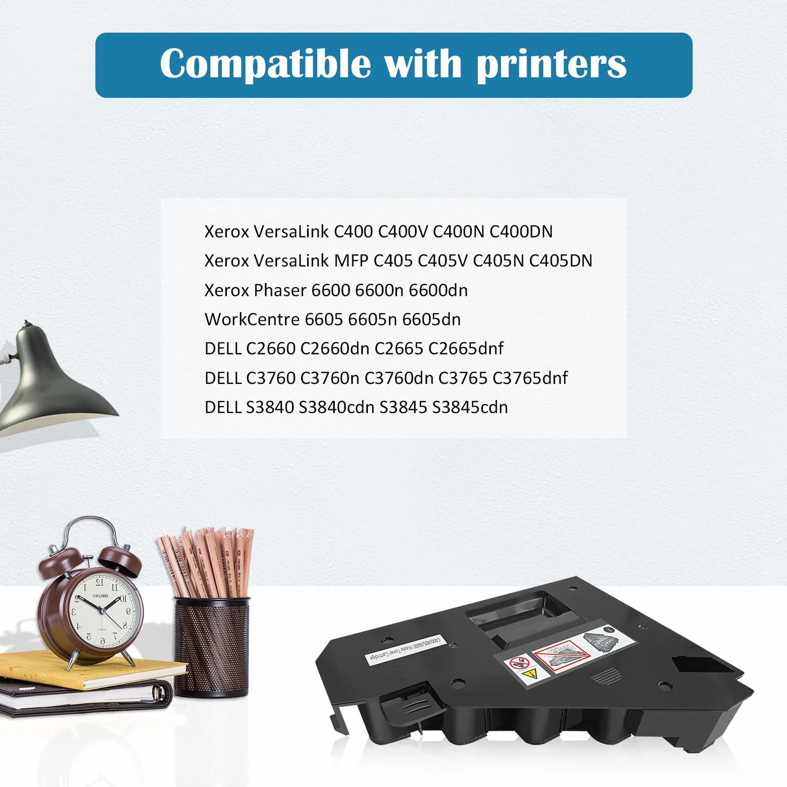 Bac de Récupération 30000 Pages Compatible Xerox VersaLink C400 C405 Phaser 6600 WorkCentre 6605