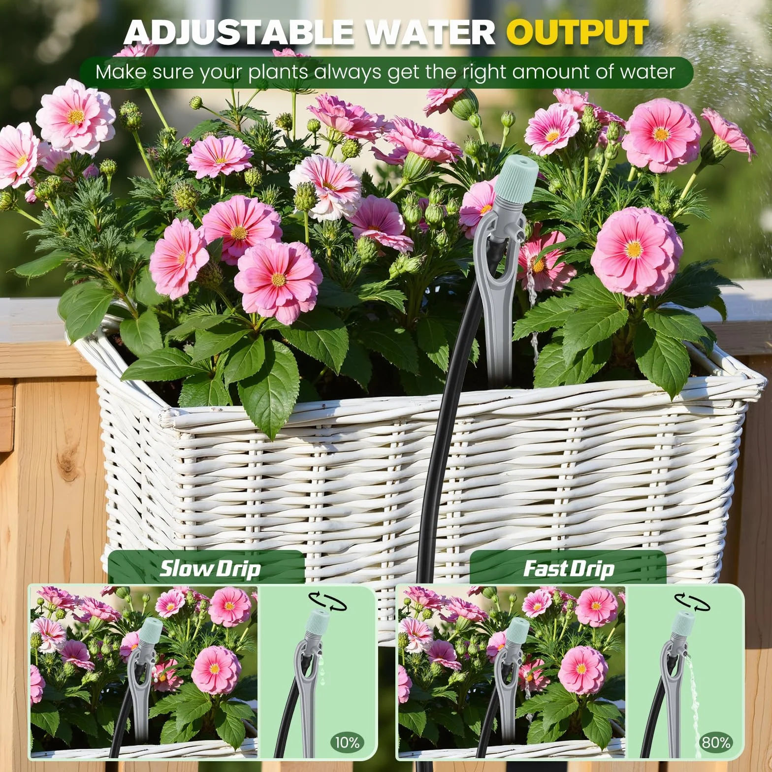 Wifi Système D'Irrigation Automatique,Pour 20 Plantes En Pot | Avec Double Pompe,Contrôle Par App,Arrosage Automatique ,Système D'Arrosage Automatique Pour Plantes Interieur,Balcon