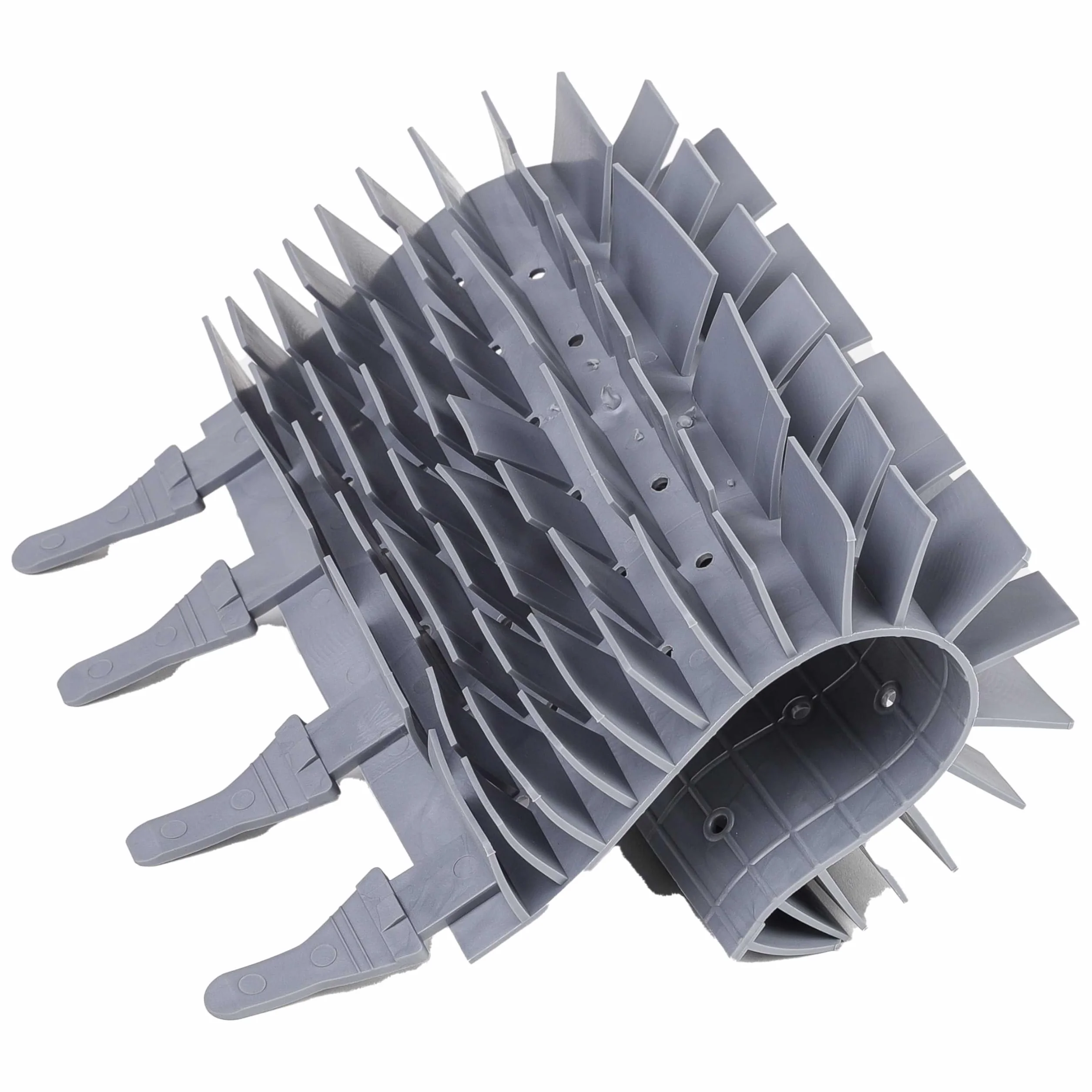 vhbw Brosse Compatible Zodiac RG3200 OT3290 Robot Piscine Caoutchouc 24,7x18x2,8 cm