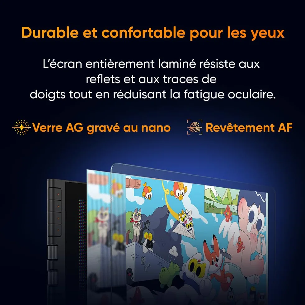 XPPen Artist 12 3rd (Édition 2025) Tablette Graphique Dessin Écran 12 Pouces avec Molette X-Dial, 8 Raccourcis, X4 Stylet 16384 Niveaux pour Illustrateurs Designers