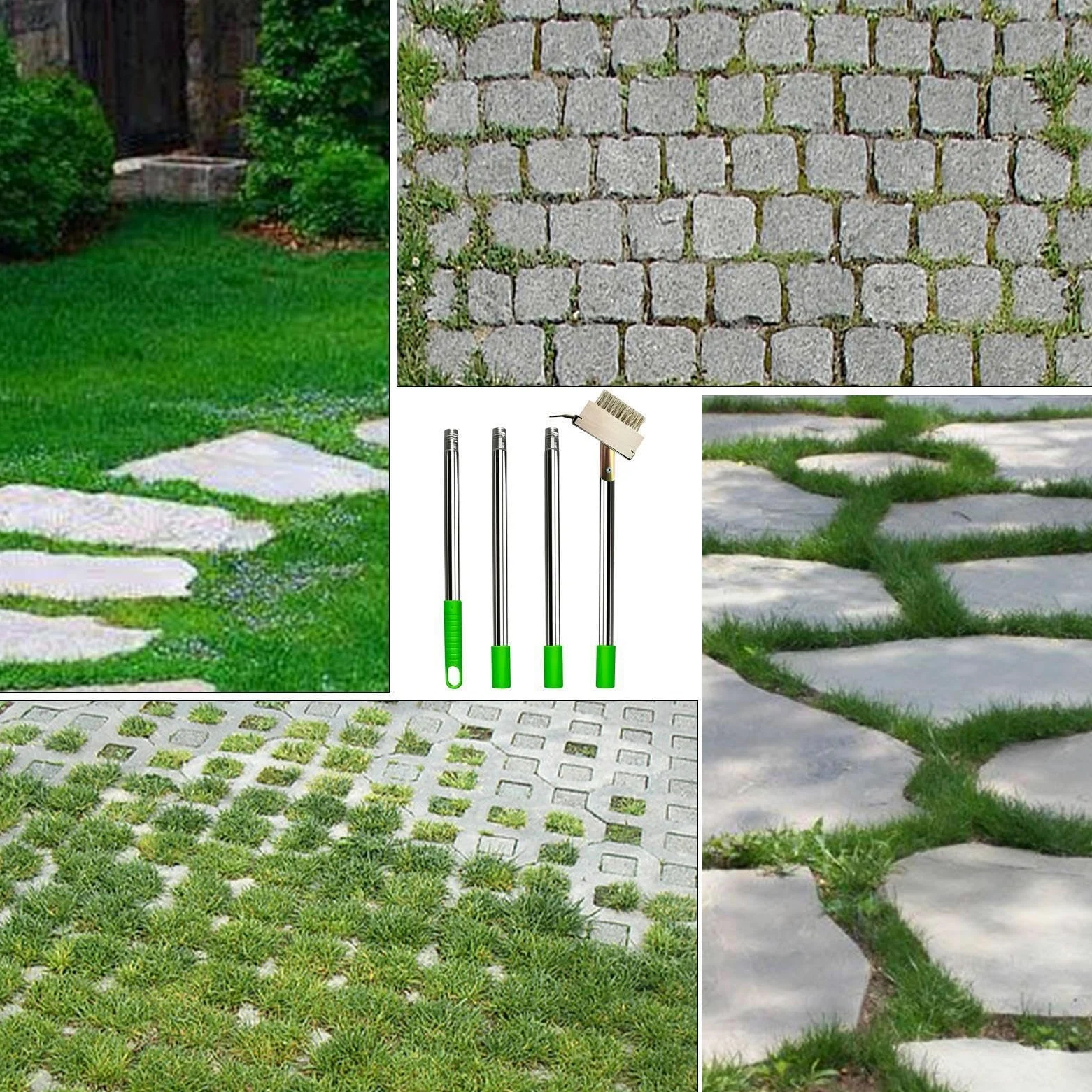 Extracteur d' , outil de nettoyage de joints haute performance, mousse et | Grattoir à herbe, outil de désherbage de jardin pour terrasse, patio, trottoir, allée, nettoyage de pavés en béton, long