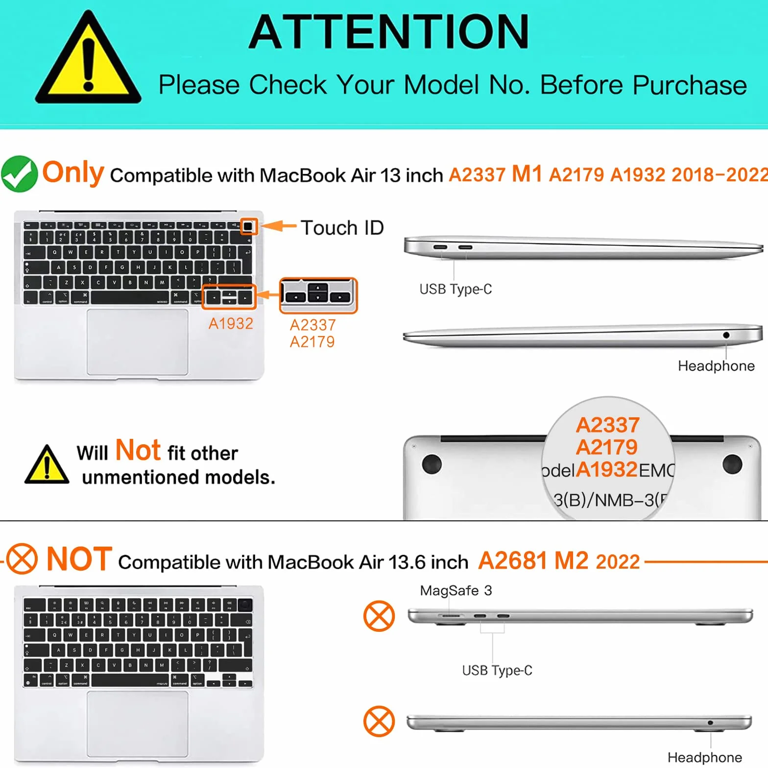 MOSISO Coque MacBook Air 13 Pouces 2022-2018 A2337 M1 A2179 A1932 Plastique Rigide Bleu