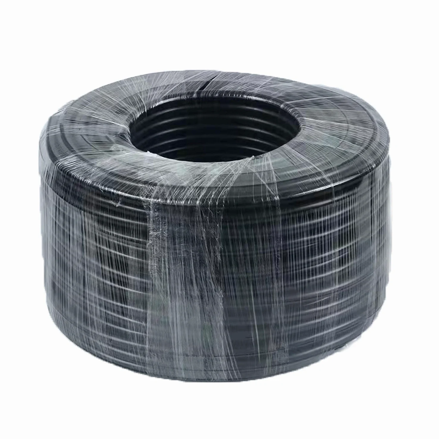 Tuyau à air auto-coulant, noir, en PVC, flexible, pour étang, aquarium et bassin à carpes koï, respectueux de l'environnement, non toxique pour les poissons et les plantes (ID 12 mm, diamètre