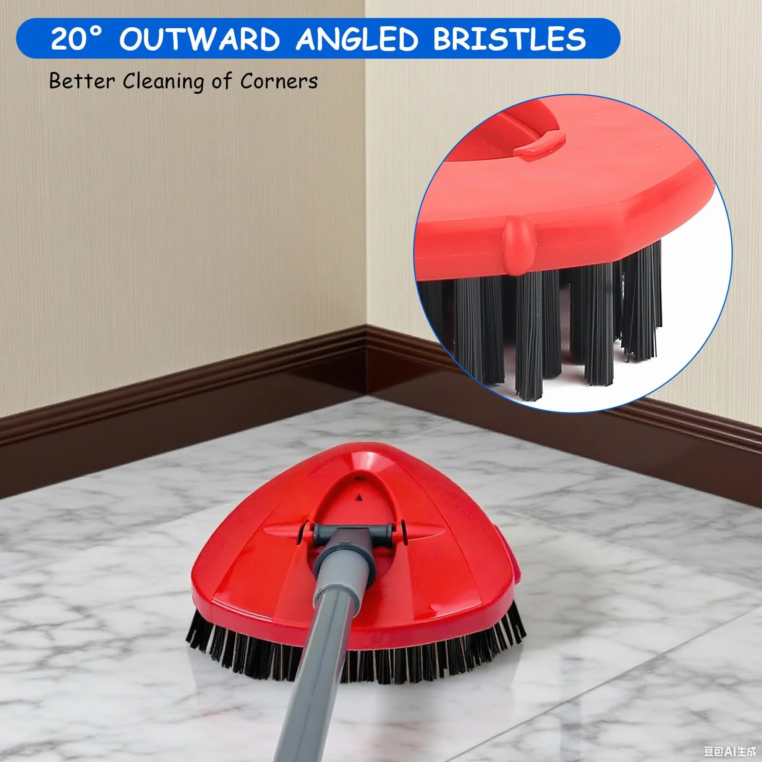Têtes de Rechange pour Vileda Turbo, Brosse Serpillère Nettoyage Salle de Bain