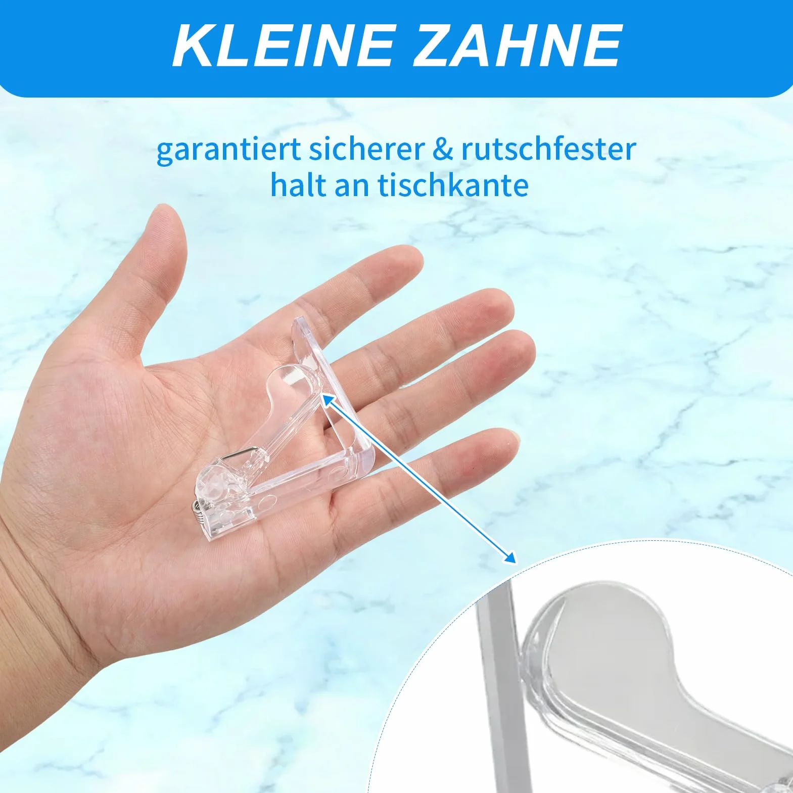 Pinces À Nappe Lot De 8 Plastique Robuste Ressort Ultra-solide Pour Tables Jusqu’à 45 Mm Protection Contre Le Vent