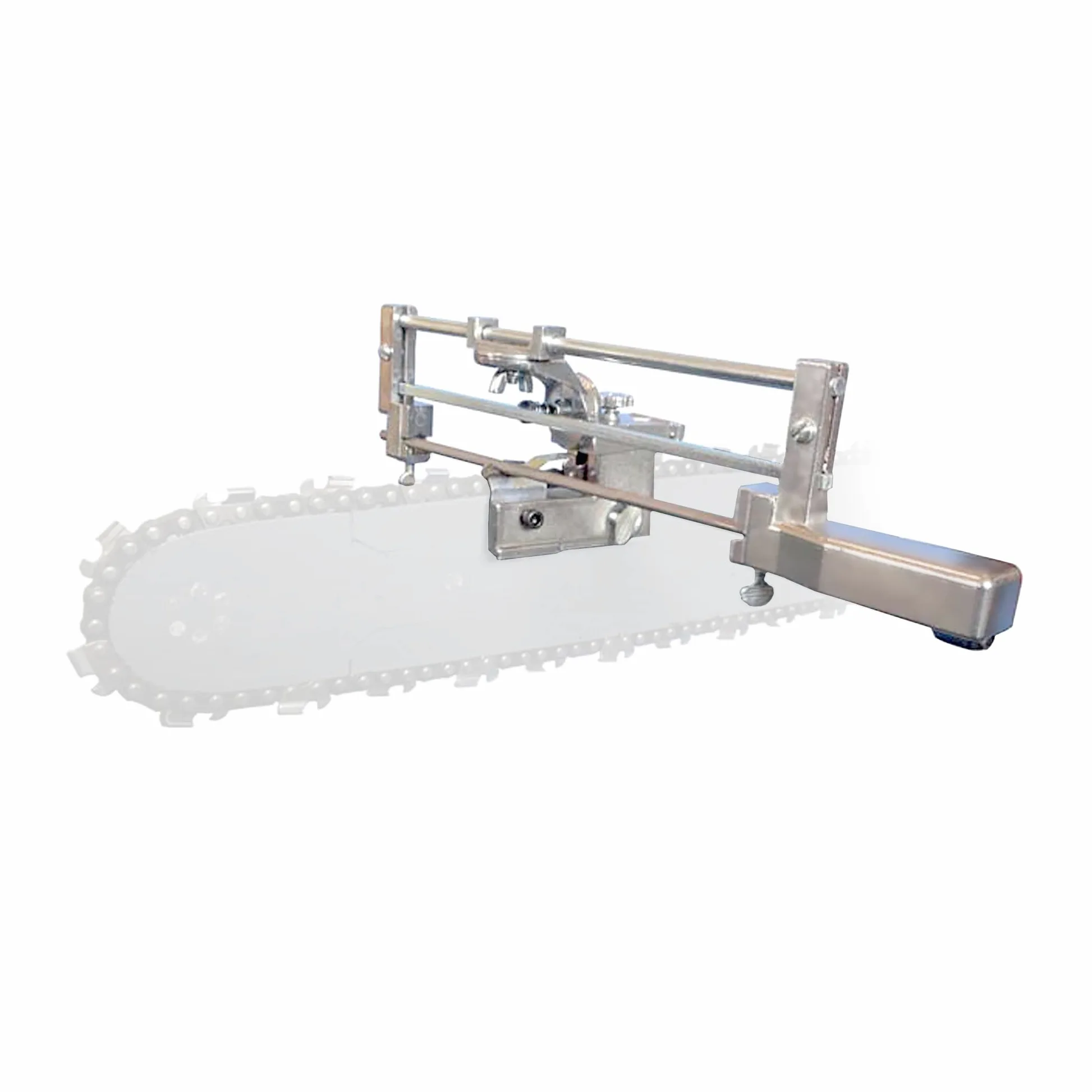 Granberg - G106B - Affûteuse de tronçonneuse sur barre avec système de guidage facile à fixer, ensemble d'outils de qualité supérieure, fixation portable pour limage manuel (limes non incluses)