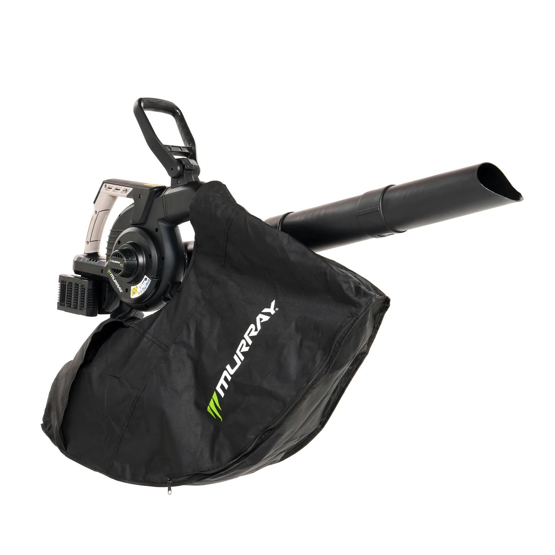 Murray Souffleur et Aspirateur de Feuilles à Batterie 20V 3-en-1 MU-BAT-VB270-KIT – Moteur sans Balais, Contrôle Intelligent, 4 Vitesses + Turbo, Sac à Poussière 45L, Montage Rapide