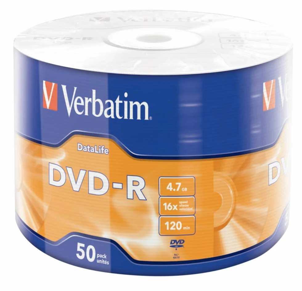 DVD-R 4.7 GB 16X 50-Pack
