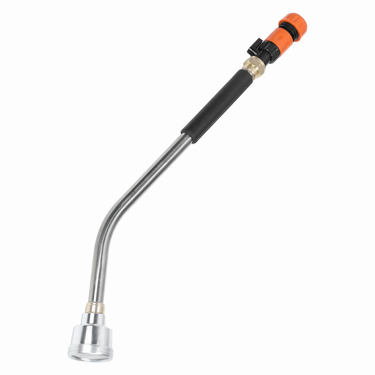Tuyau D'arrosage D'arrosage Arrosage Légumes Pistolet de Douche Ménage Pépinière Pistolet Agricole Buse en Aluminium Longue pour arrosé (60CM)