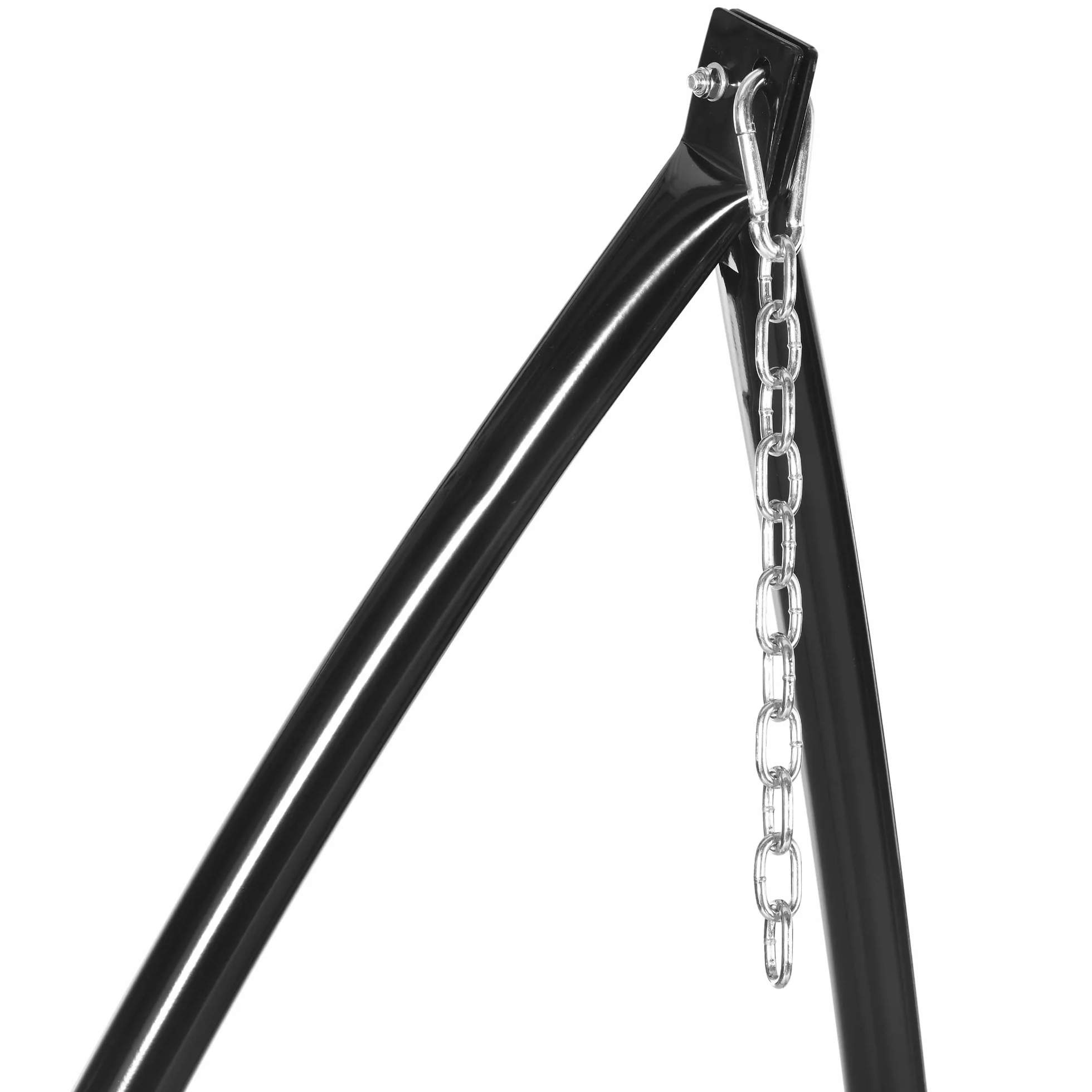 Outsunny Support Fauteuil Suspendu Pied Tablette réglable Charge 120 Kg
