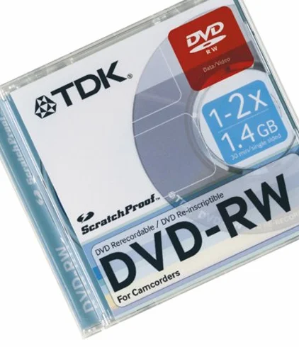 TDK DVD-RW 8cm 1.4 Go
