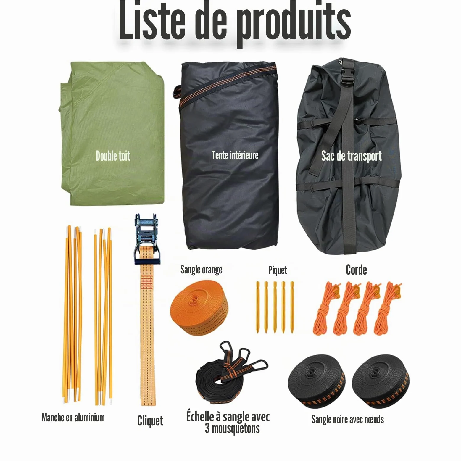 Night Cat Hamac Moustiquaire 2 Personnes: Imperméable Hamac Triangulaire d'extérieur pour Camping Jardin Voyage Randonnée