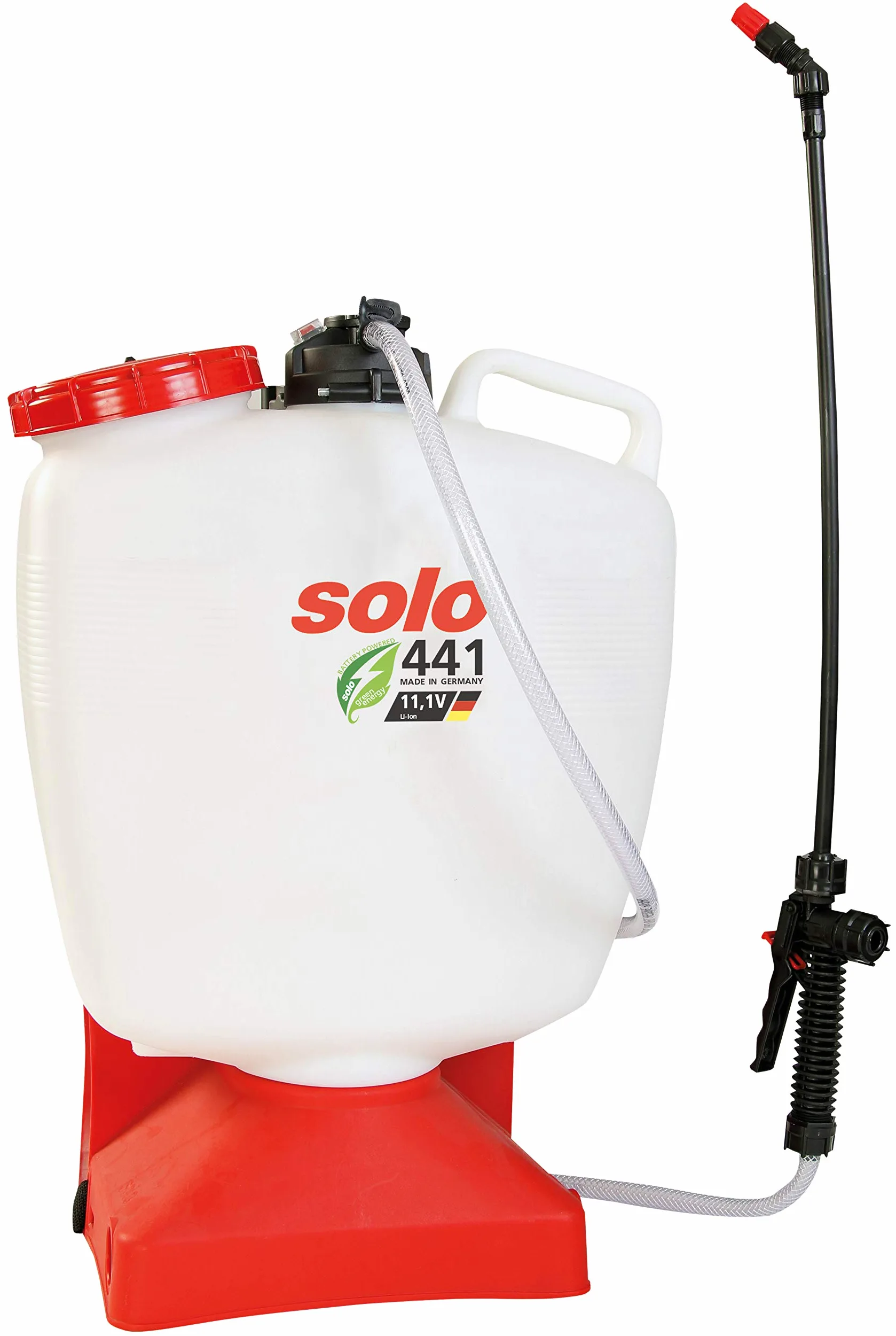 Solo 441 Li Pulvérisateur sans fil pour lutter contre les parasites dans la serre et le jardin Blanc