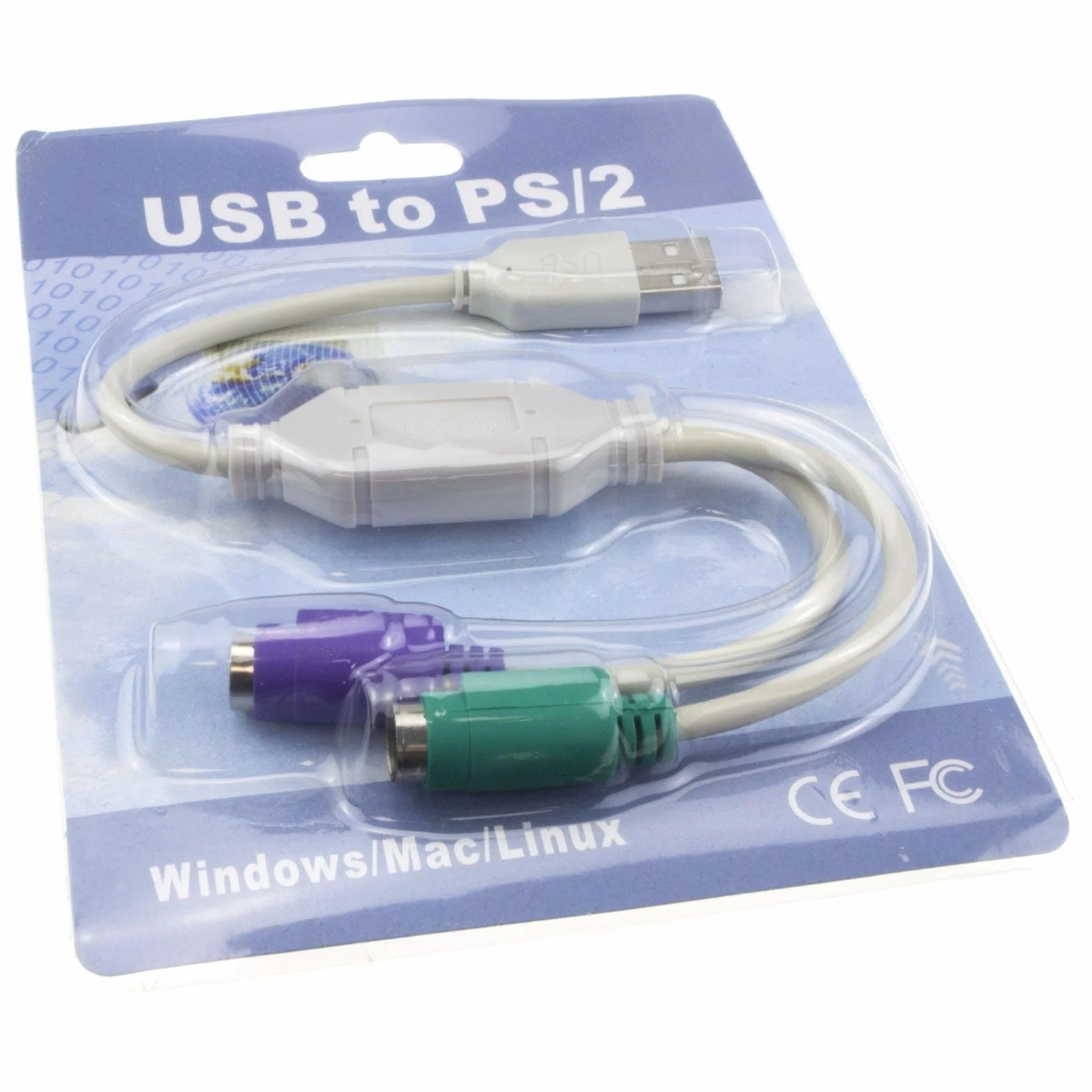kenable USB vers PS2 Adaptateur Clavier Souris Câble
