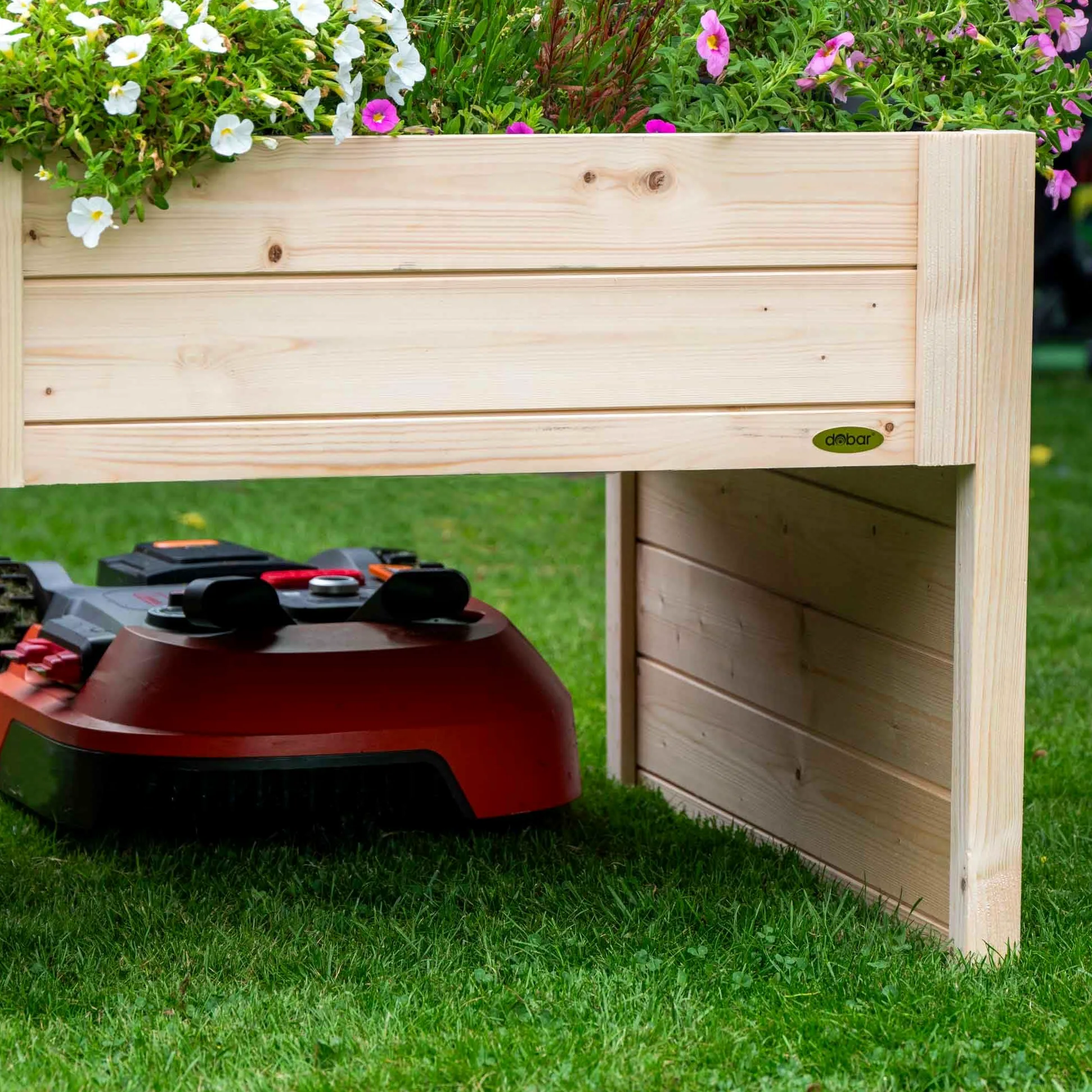 dobar Housse de Protection pour Robot Tondeuse avec jardinière intégrée