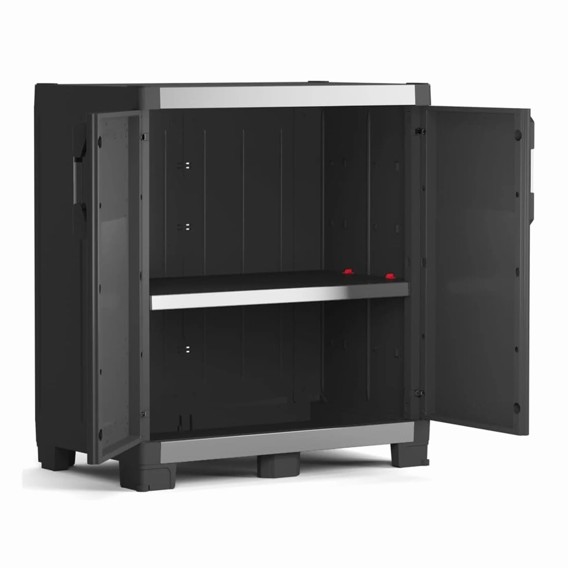 Keter Armoire Basse XL Garage Noir 89 x 54 x 99 cm Plastique