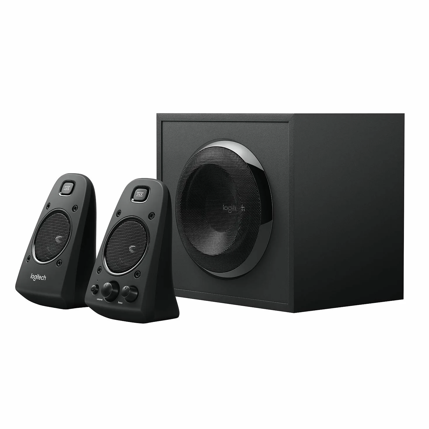 Logitech Système de Haut-Parleurs Z623 2.1 Certifié THX 400 Watts Dolby DTS Entrées Audio 3,5 mm RCA Prise UK