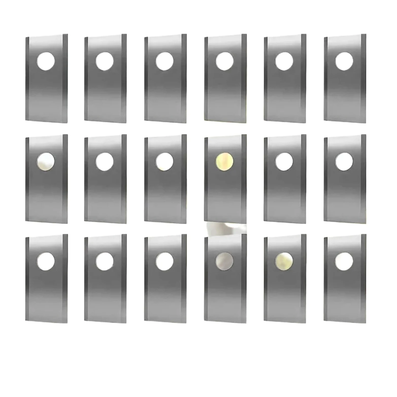 Lames De Rechange, Compatibles avec Worx Landroid | Lames De Coupe En Acier Inoxydable For Tondeuse Robot Worx Landroid, Pièces De Pelouse(Gold 36PCS)