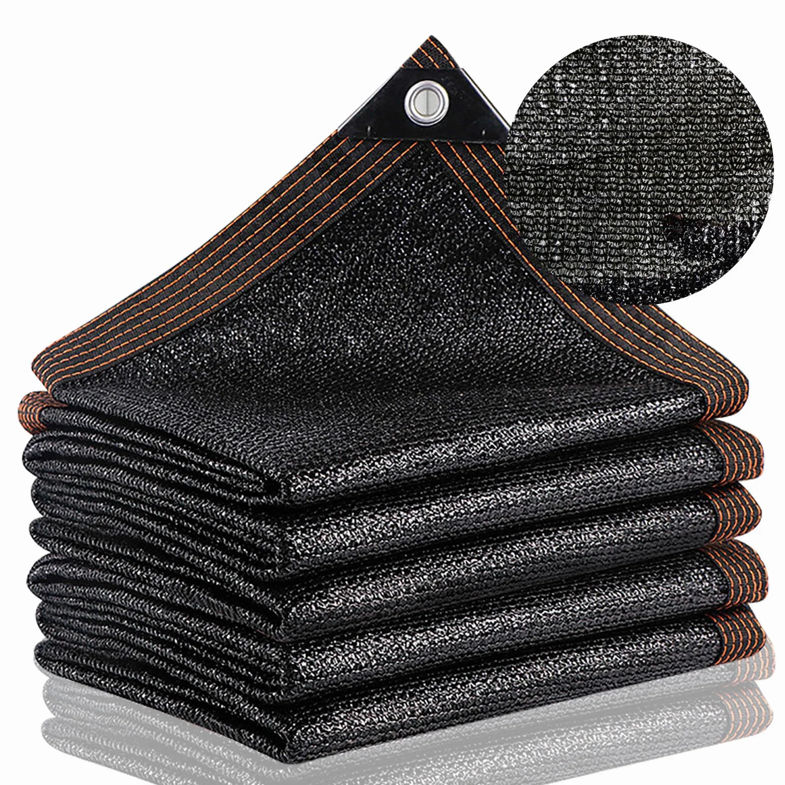 Filet d'Ombrage 2x2m Protection Solaire 95% UV Tissu d'Ombrage Toile Coupe-Vent pour Serre Jardin Pergola