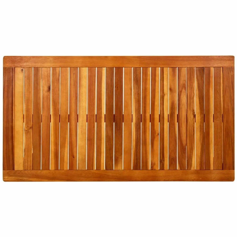 vidaXL Table Basse de Jardin en Bois d'Acacia Solide 110x60x45 cm