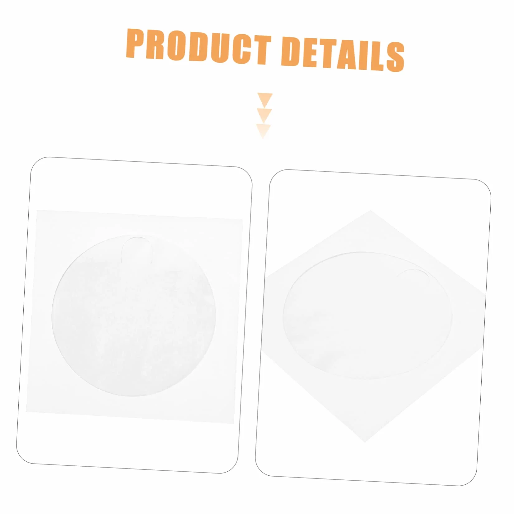SHINEOFI 100 pièces Enveloppes Papier Résistant pour CD DVD Rangement Protection Rayures Humidité Maison Bureau
