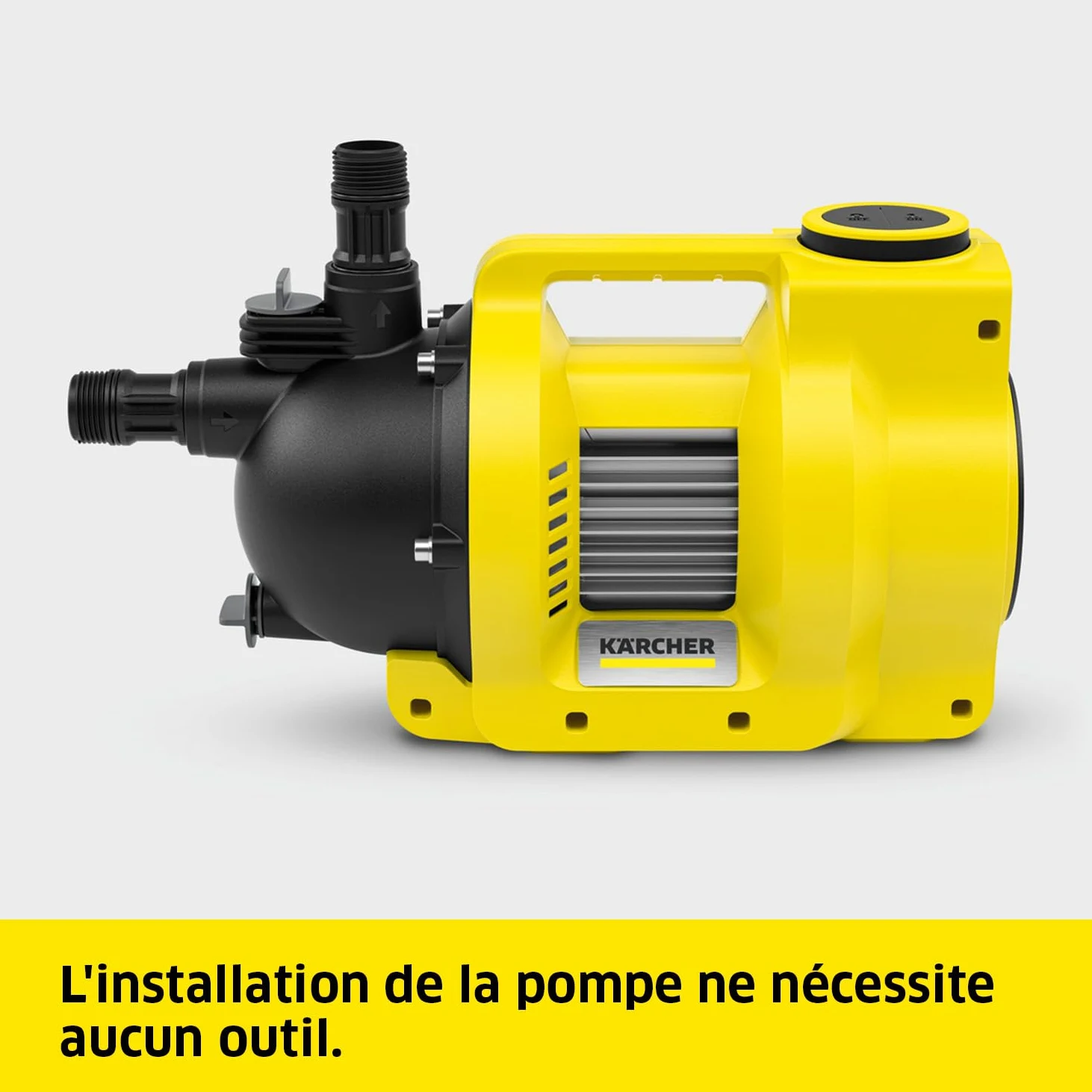 Pompe d'Arrosage Kärcher Bp 4,500 Garden, Moteur 550 W, Débit de 4 500 L/H, 3,6 Bar, HautEUr Manométrique Totale 36 M, HautEUr D’Aspiration Max, 8 m