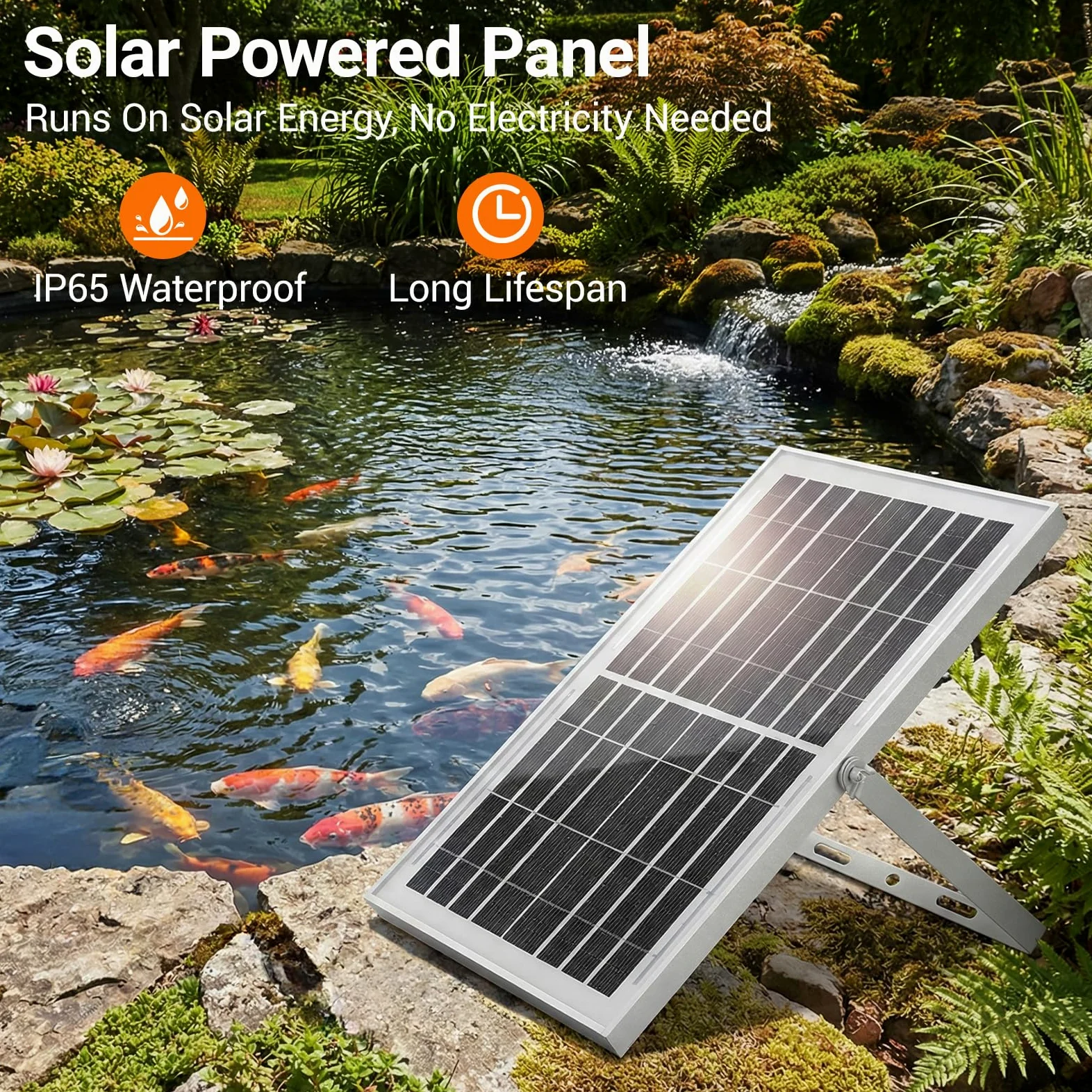 Aérateur de bassin - Pompe à oxygène solaire - 9V10W Pompe à air Solaire pour Aquarium - pour la Circulation de l'eau dans Le Jardin, pêche, hydroponique