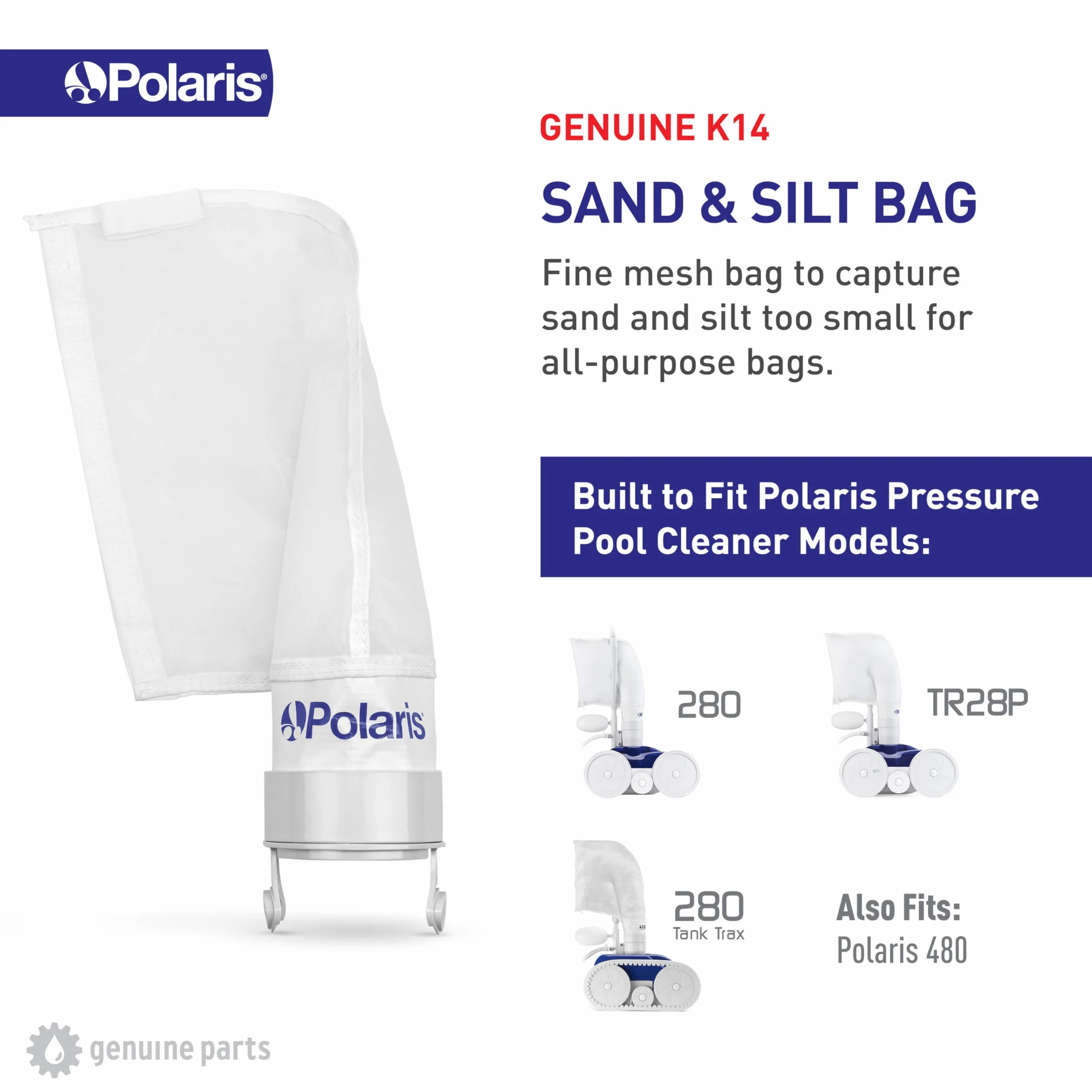 Polaris Zodiac K14 Sac de Remplacement Sable et Limon