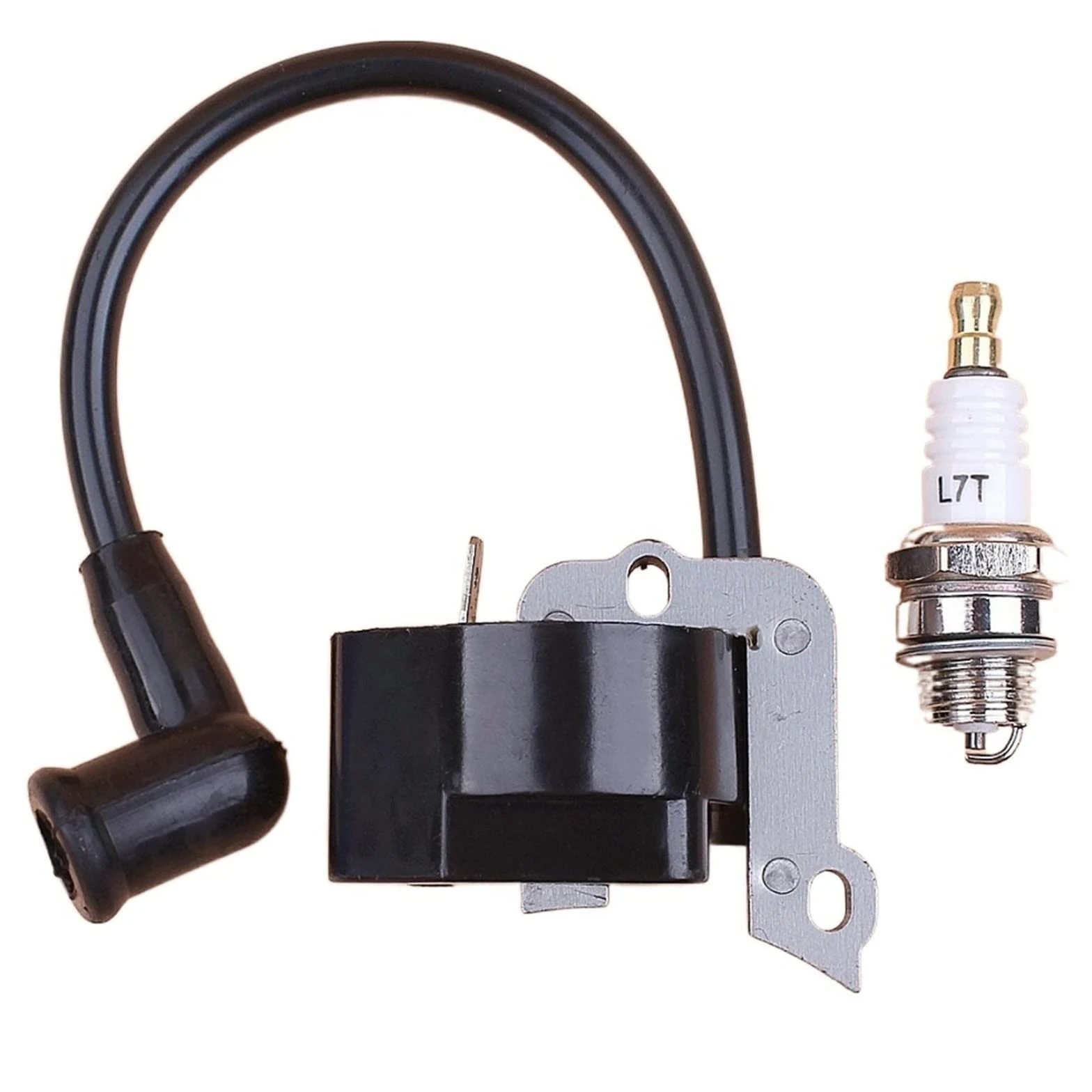 UNARAY Bobine d'allumage Bougie Kit Fit for STIHL FS55 FS55C FS46 FC55 FS38 FS45 FS55 HL45 HS45 KM55 Tondeuse Débroussailleuse 4140 400 1308