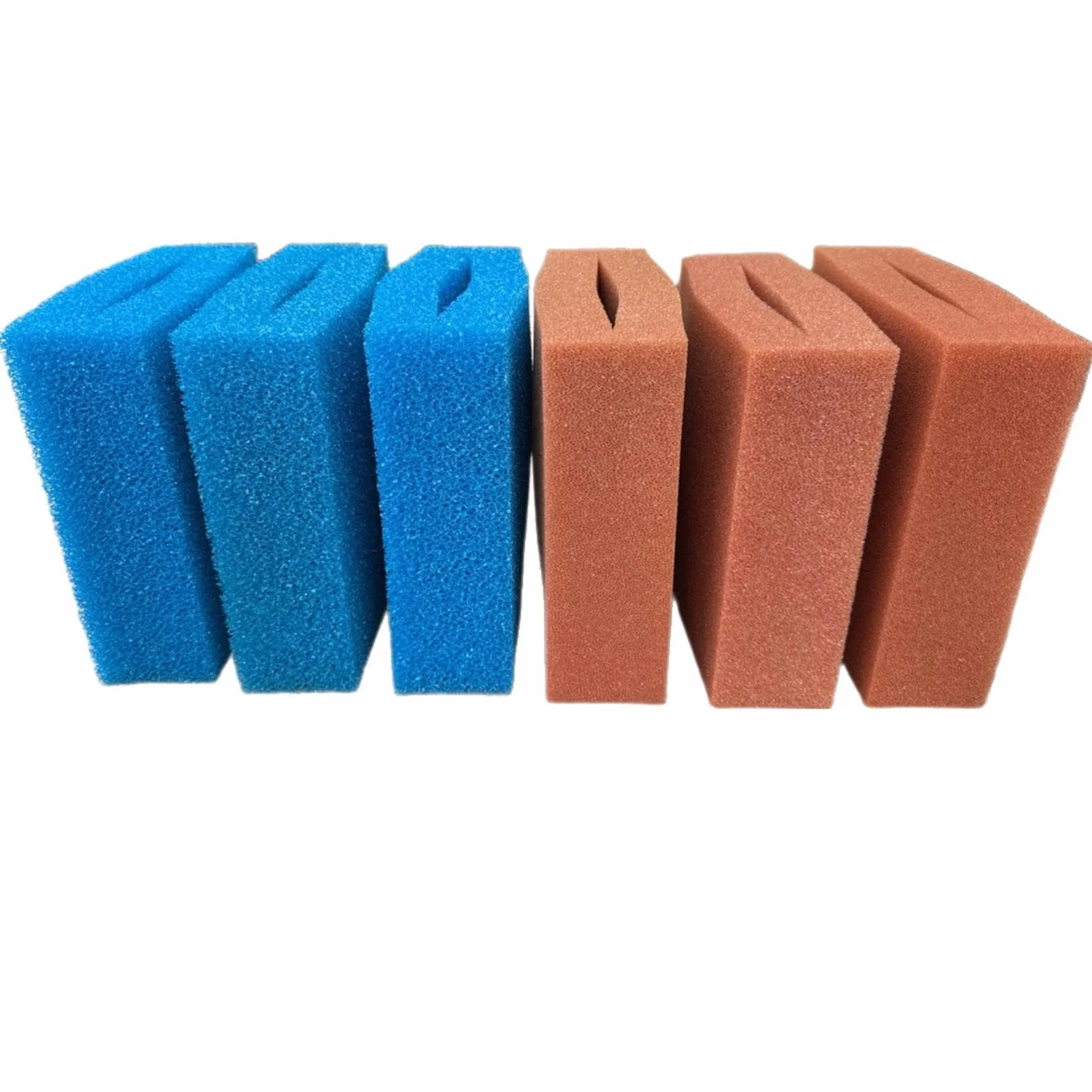 Lot d'éponges de rechange Oase Biosmart 14-16000 - 3 gros bleus, 3 rouges fins