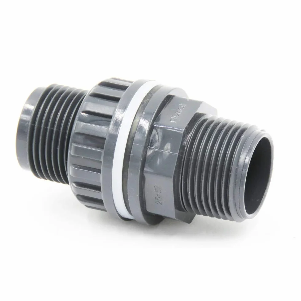 Centrocom Raccord PVC Pression Traversée de Paroi 1" 1/2"