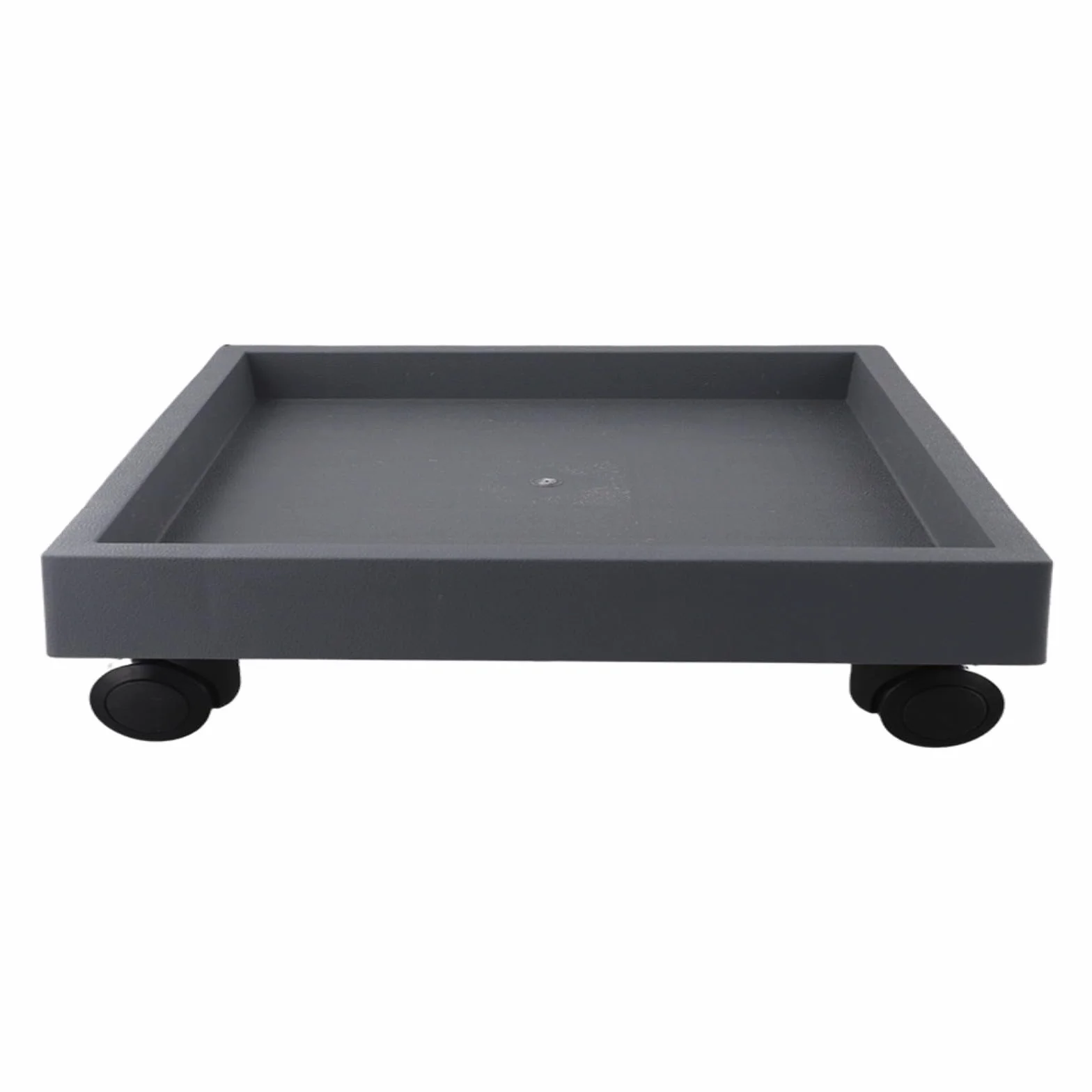 Plateau robuste pour pot de fleurs carré à roulettes 27 cm intérieur/extérieur