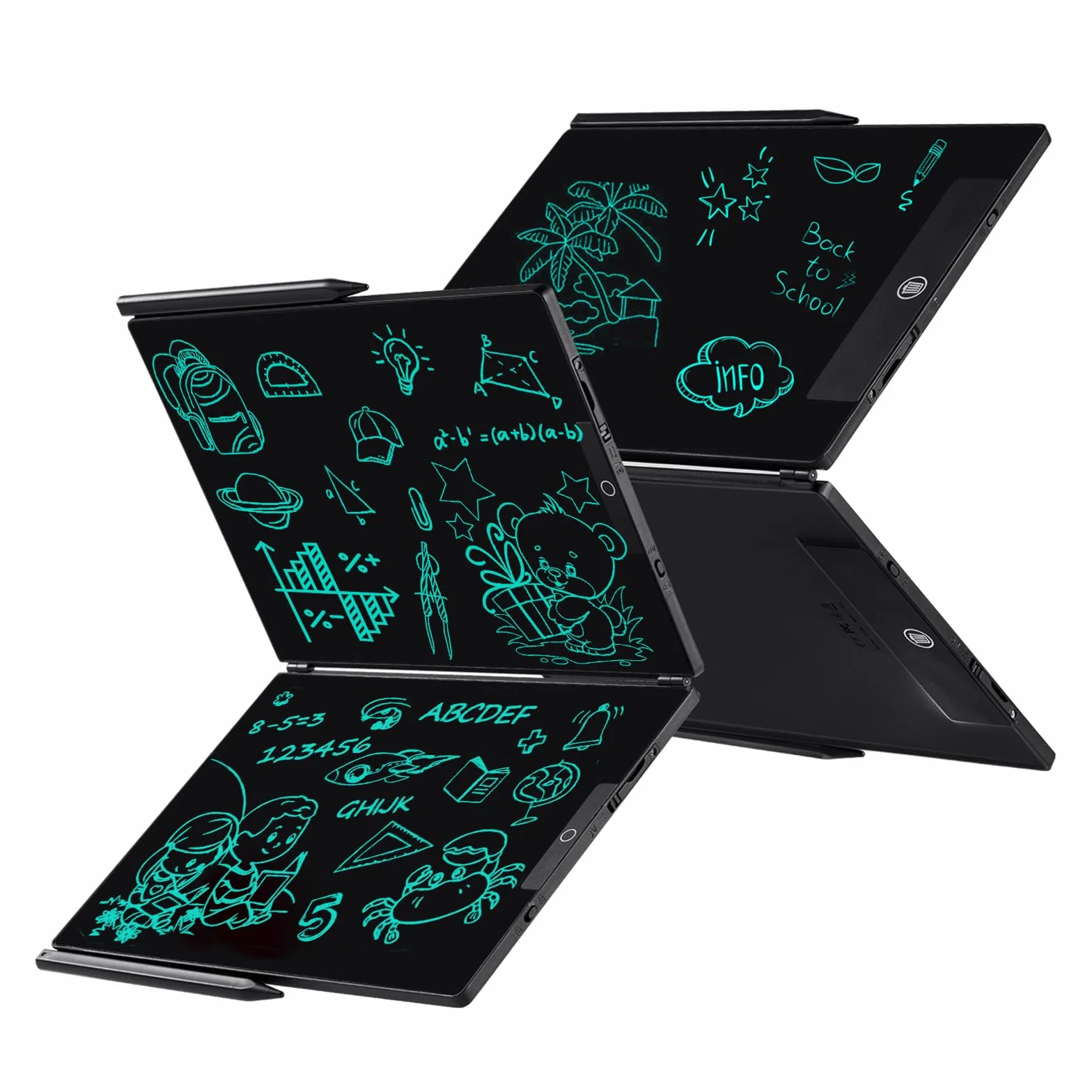 Czemo Tablette LCD Écriture Adulte 14.3 Pouces Réutilisable Ardoise Électronique Bloc Notes