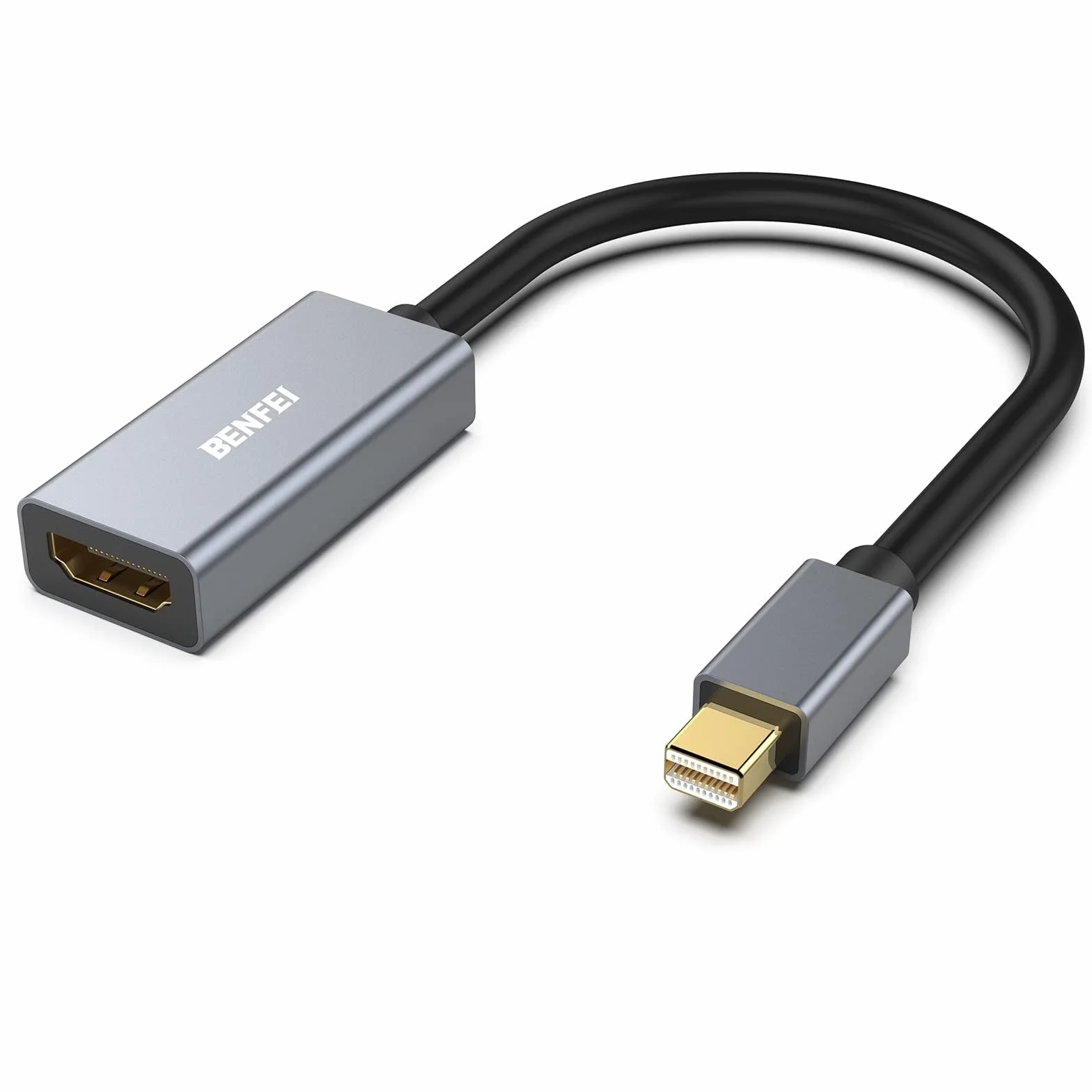 BENFEI Adaptateur Mini DisplayPort vers HDMI 4K@30Hz, Thunderbolt 2 vers HDMI pour MacBook Pro, Surface Pro, moniteur