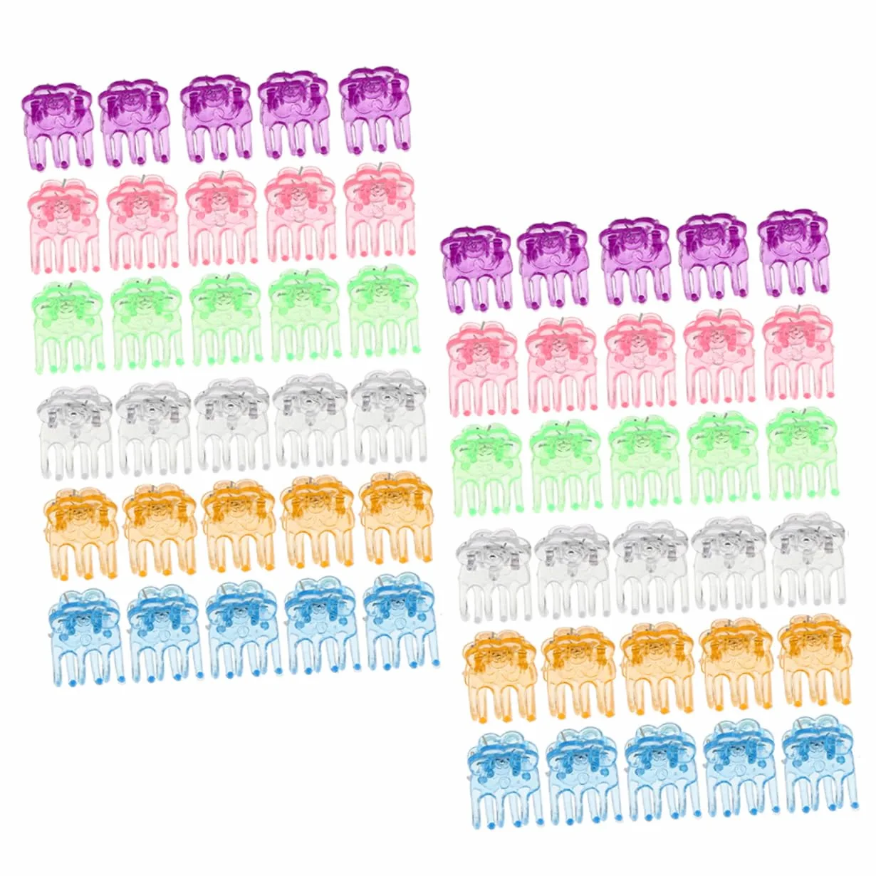 BESPORTBLE 1200 Pièces Agrafe d'orchidée vignes en Plastique Plantes en Plastique Clip de Support pour Plantes grimpantes Clips de Support pour Plantes Pinces de Support de Vigne Phalaenopsis