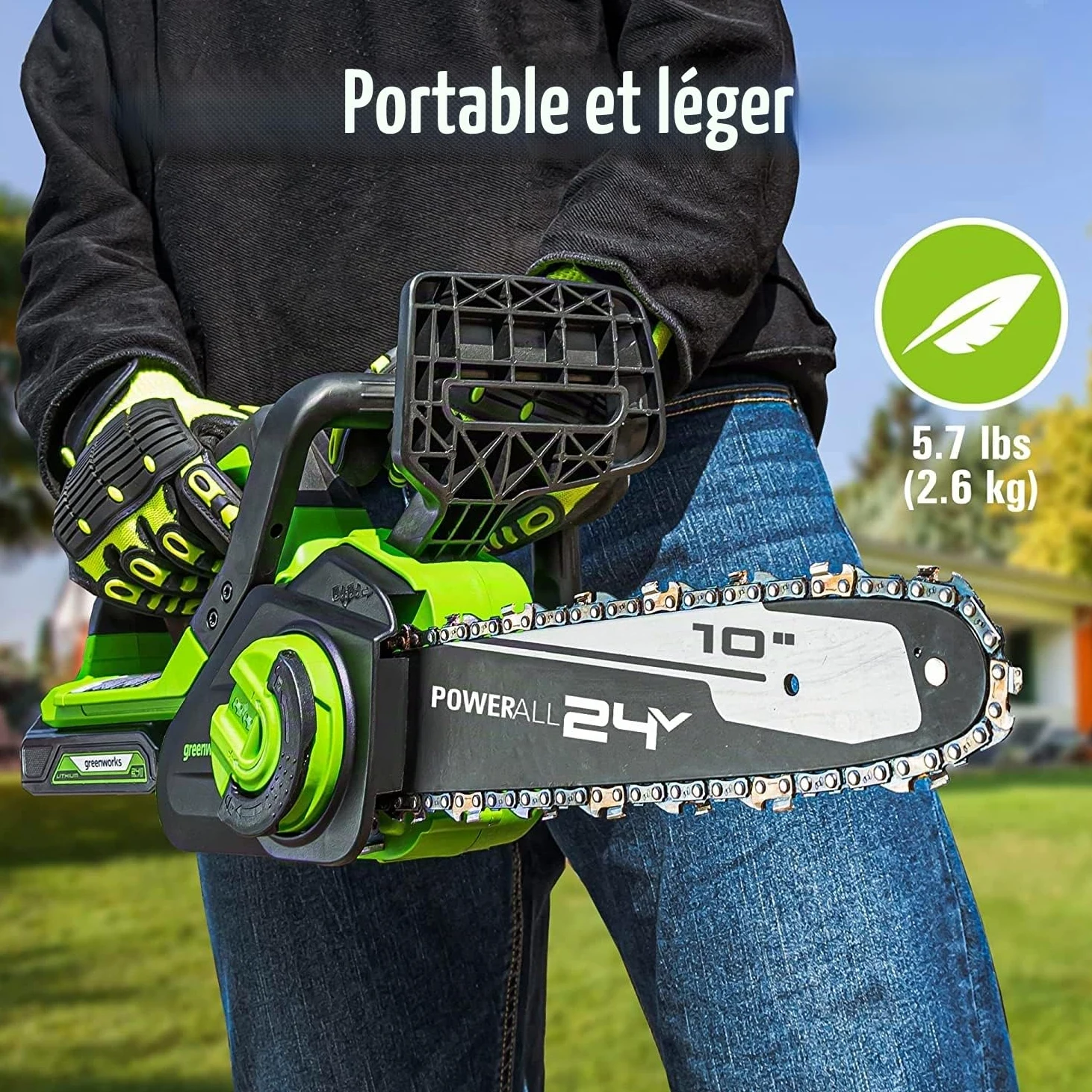 Greenworks Scie 24 V